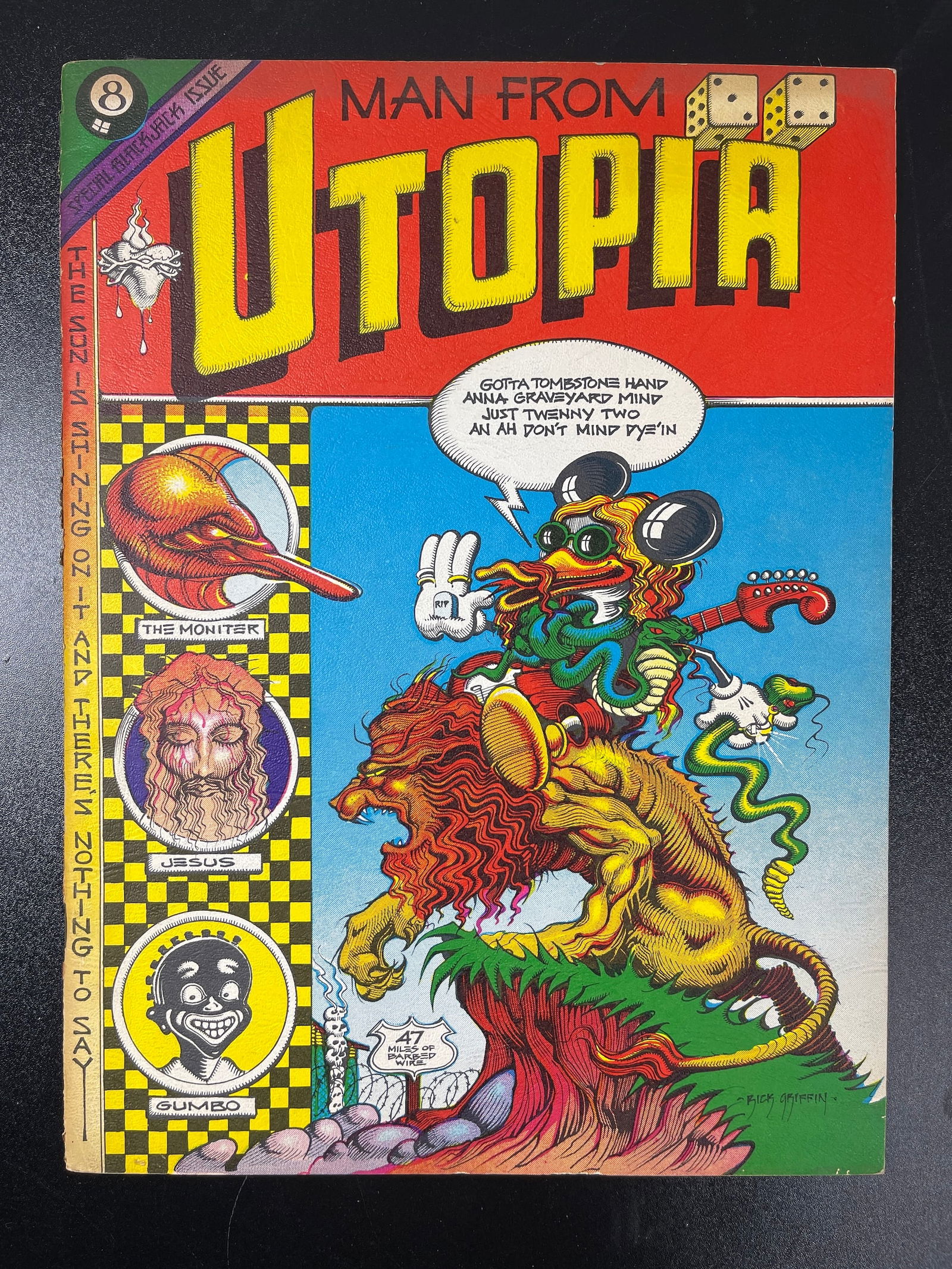 Man From Utopia 1972 Rick Griffin San Francisco Comic Book Co Underground Comix (1 of 4)