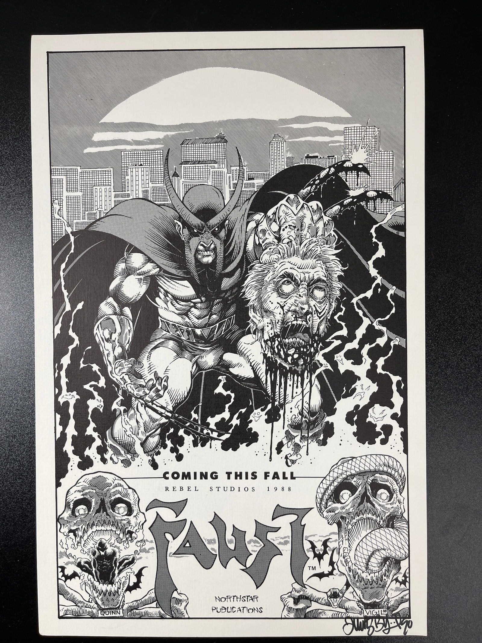 1988 Faust Northstar Production Lithograph Print Signed by Tim Vigil (1 of 5)