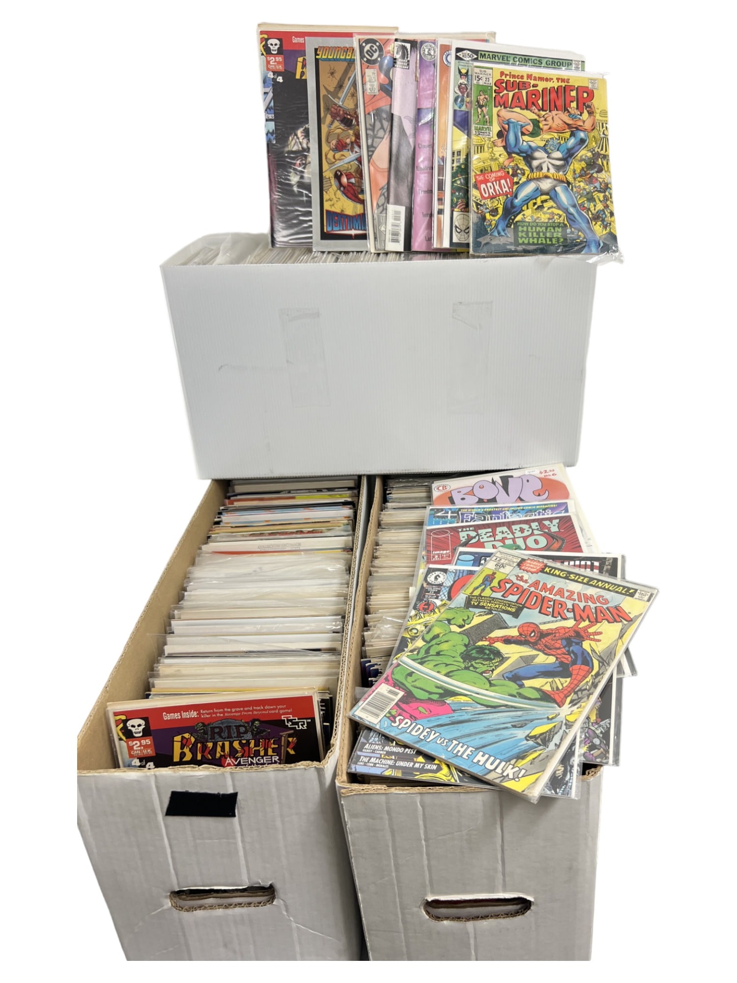 Huge Comic Book Collection Box Lot 650+ Comics (1 of 6)