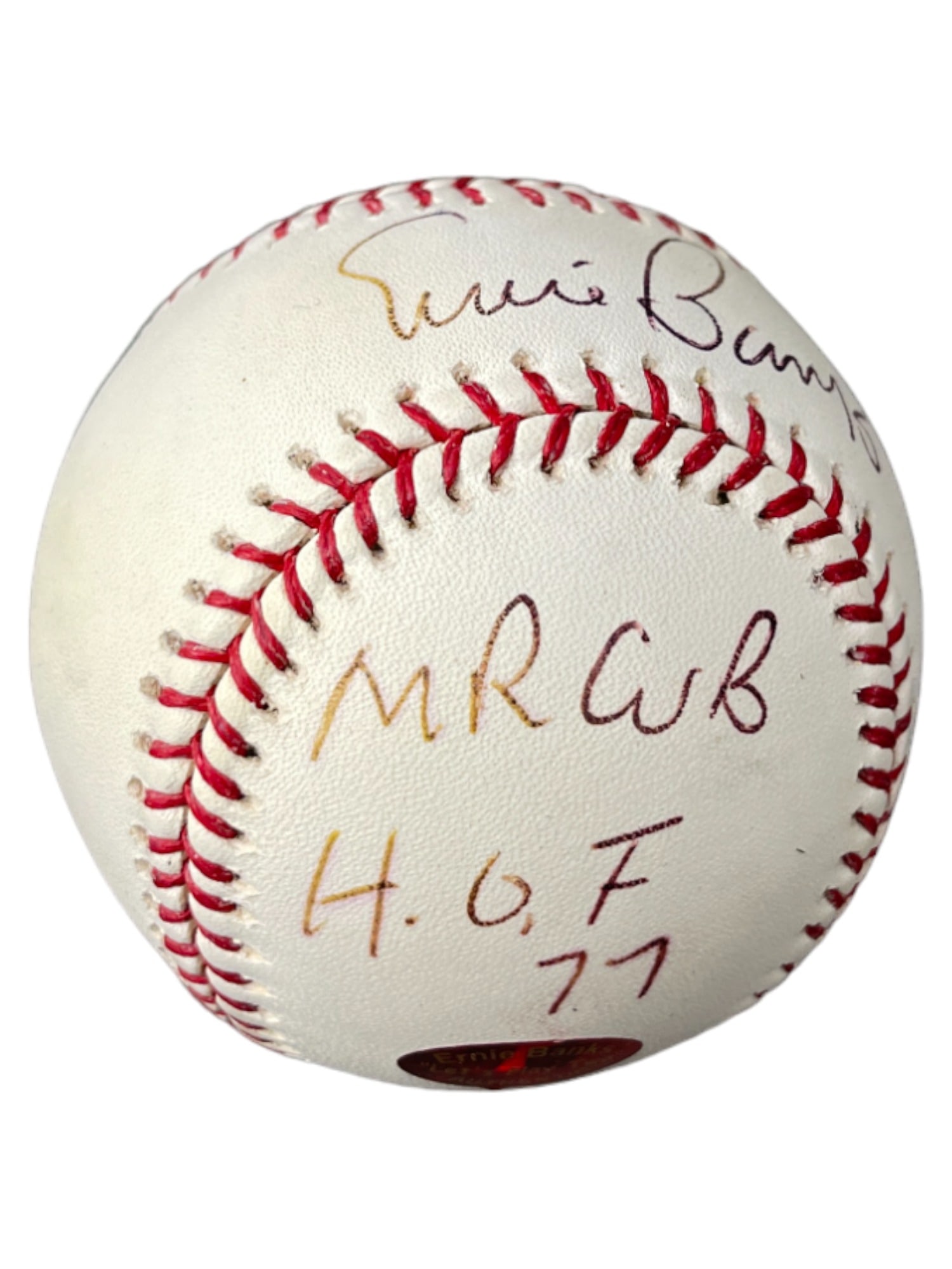 Ernie Banks Autographed Baseball "Mr. Cub" (1 of 6)