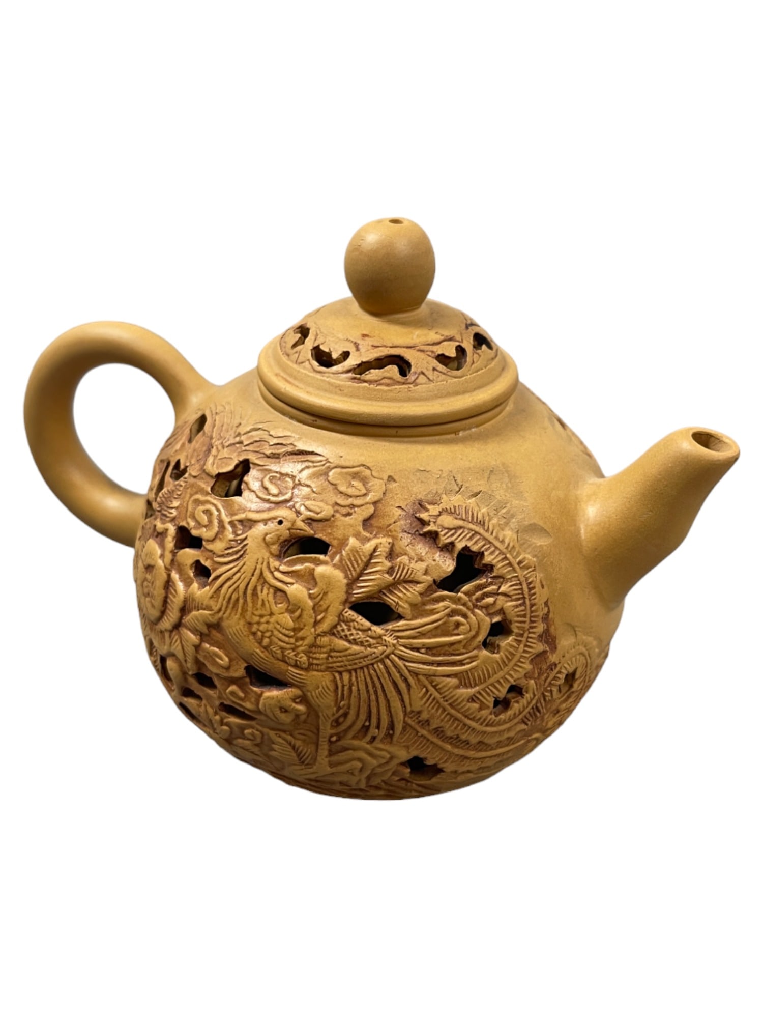 Chinese Yixing Zisha Clay Handmade Teapot: Chinese Yixing Zisha Clay Handmade Teapot