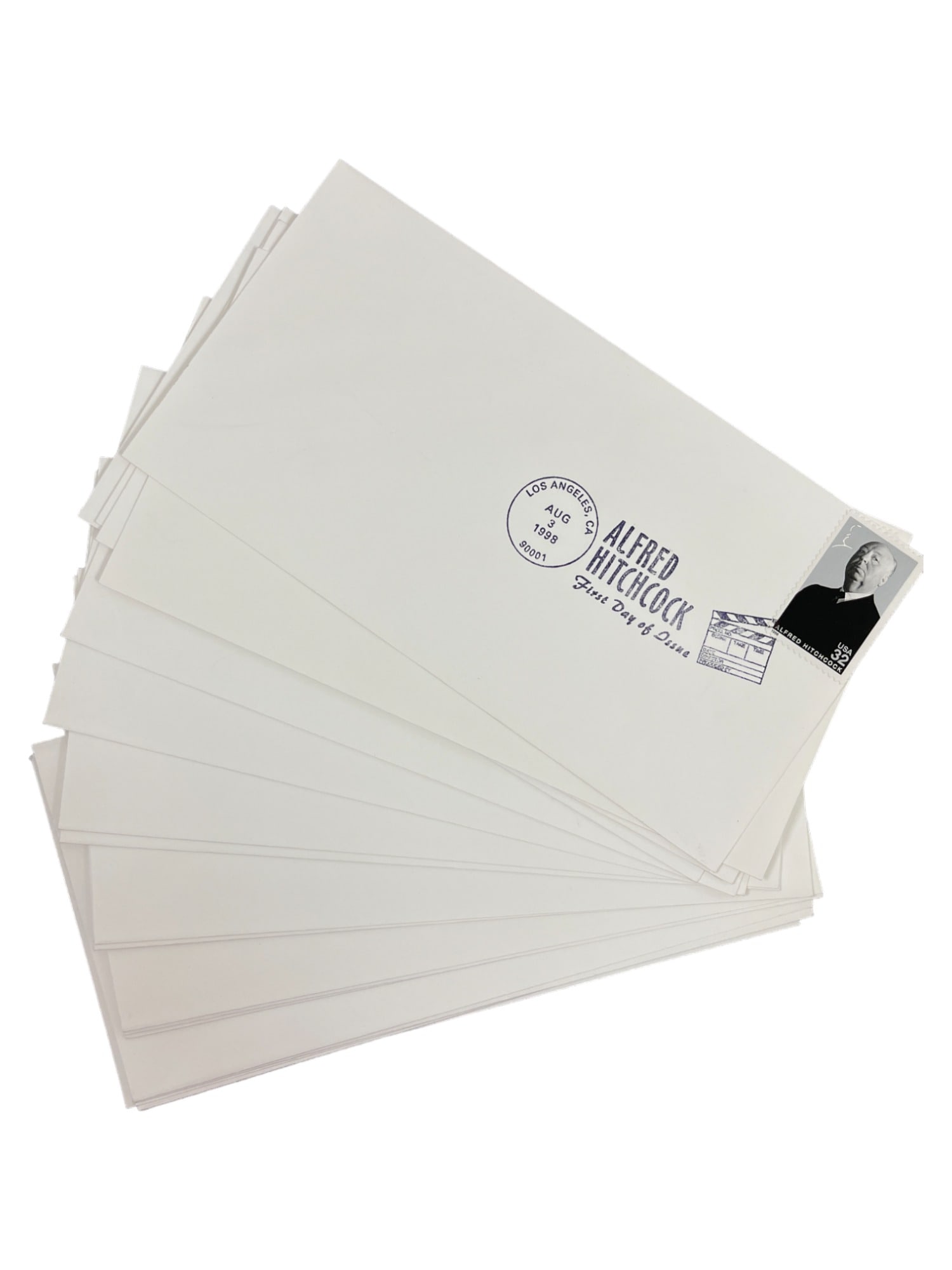Alfred Hitchcock First Day of Issue Stamp Envelopes Collection Lot (1 of 4)