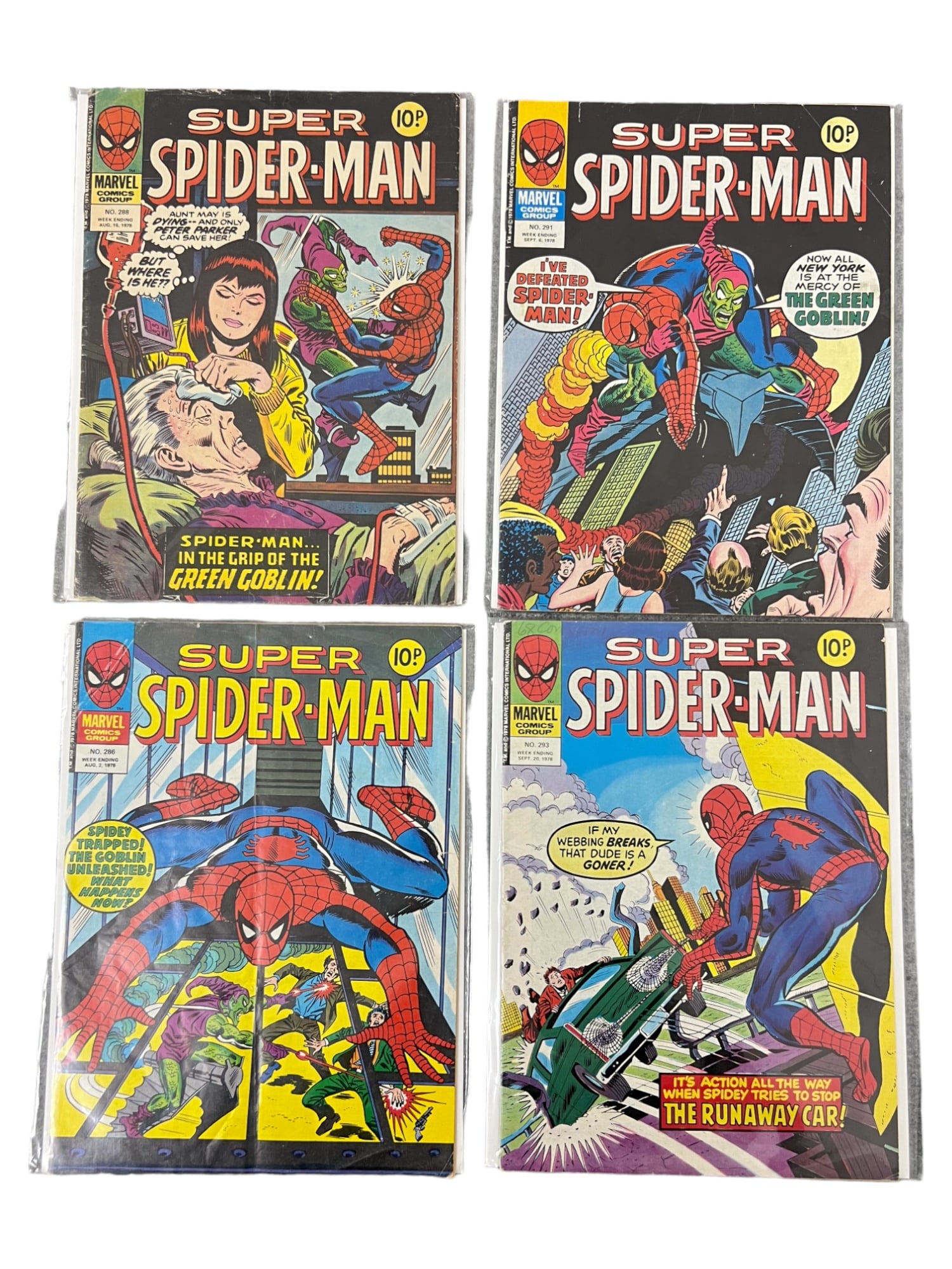 SPIDER-MAN COMICS WEEKLY MARVEL LOT 4 (1 of 5)