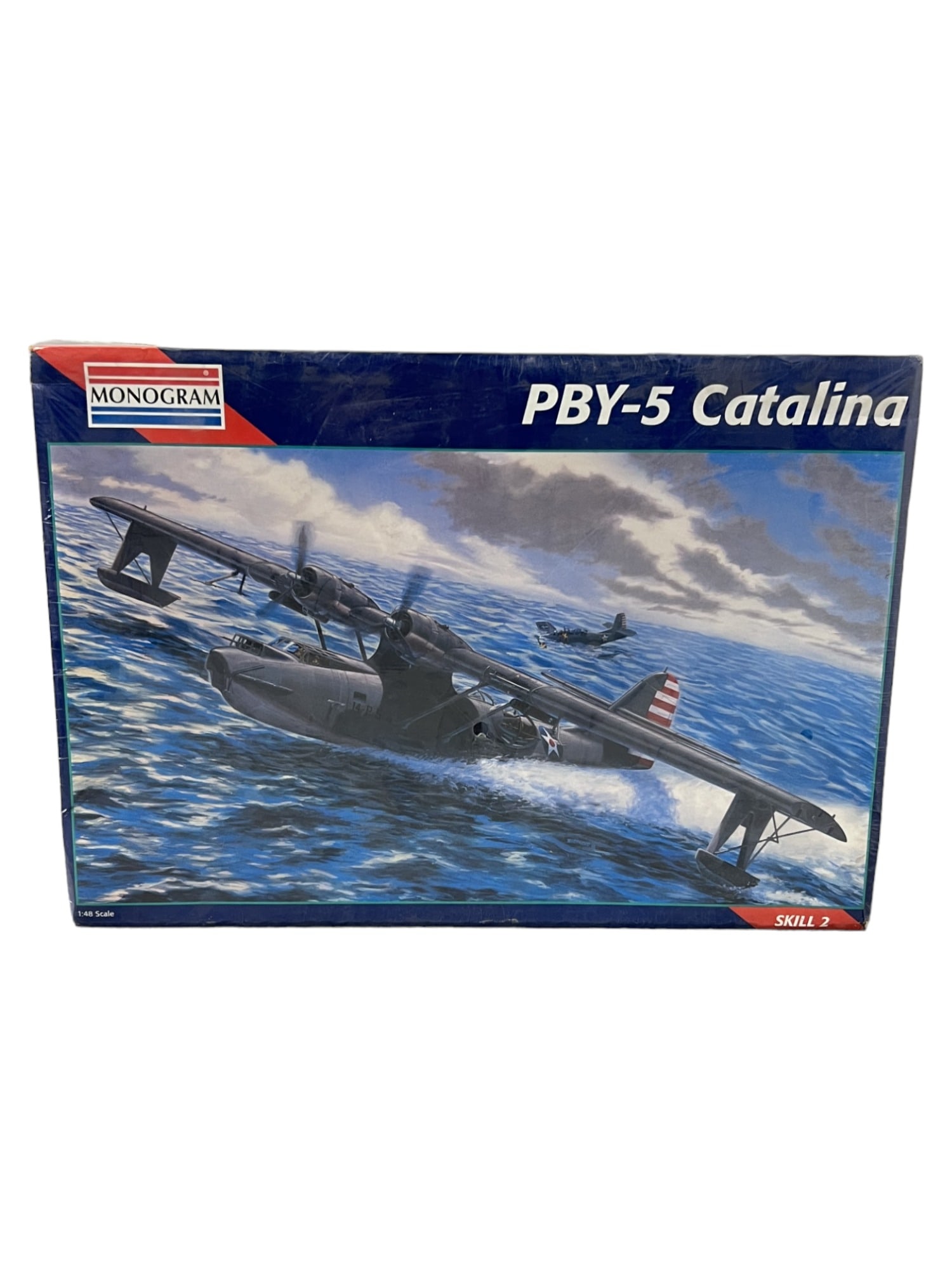 US Military Model Kit  Toy, Monogram Catalina Model Kit 5609 PBY-5 USA 1996 sealed (1 of 10)
