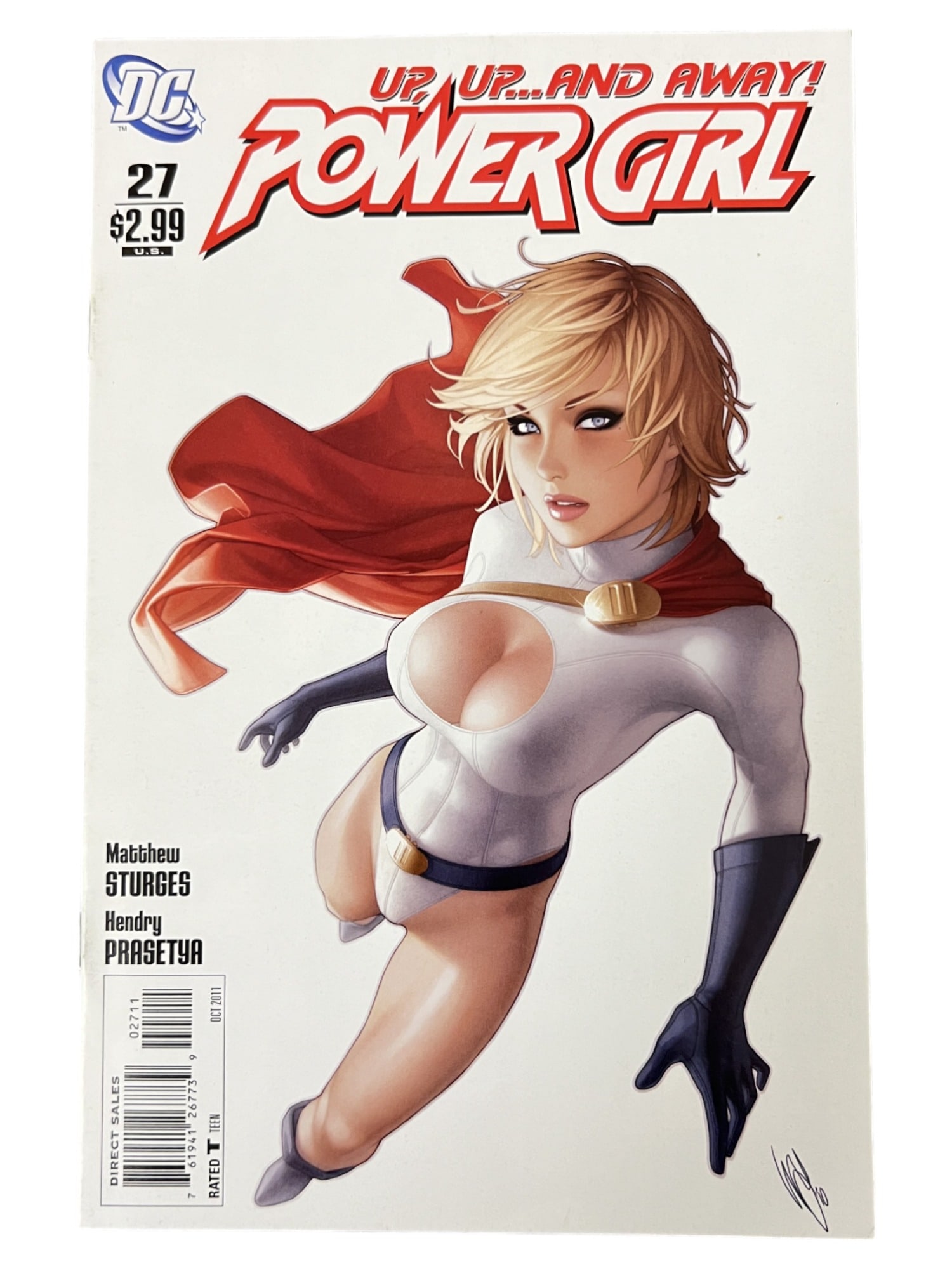 POWER GIRL #27 FINAL ISSUE DC COMICS COVER ART WARREN LOUW (1 of 3)