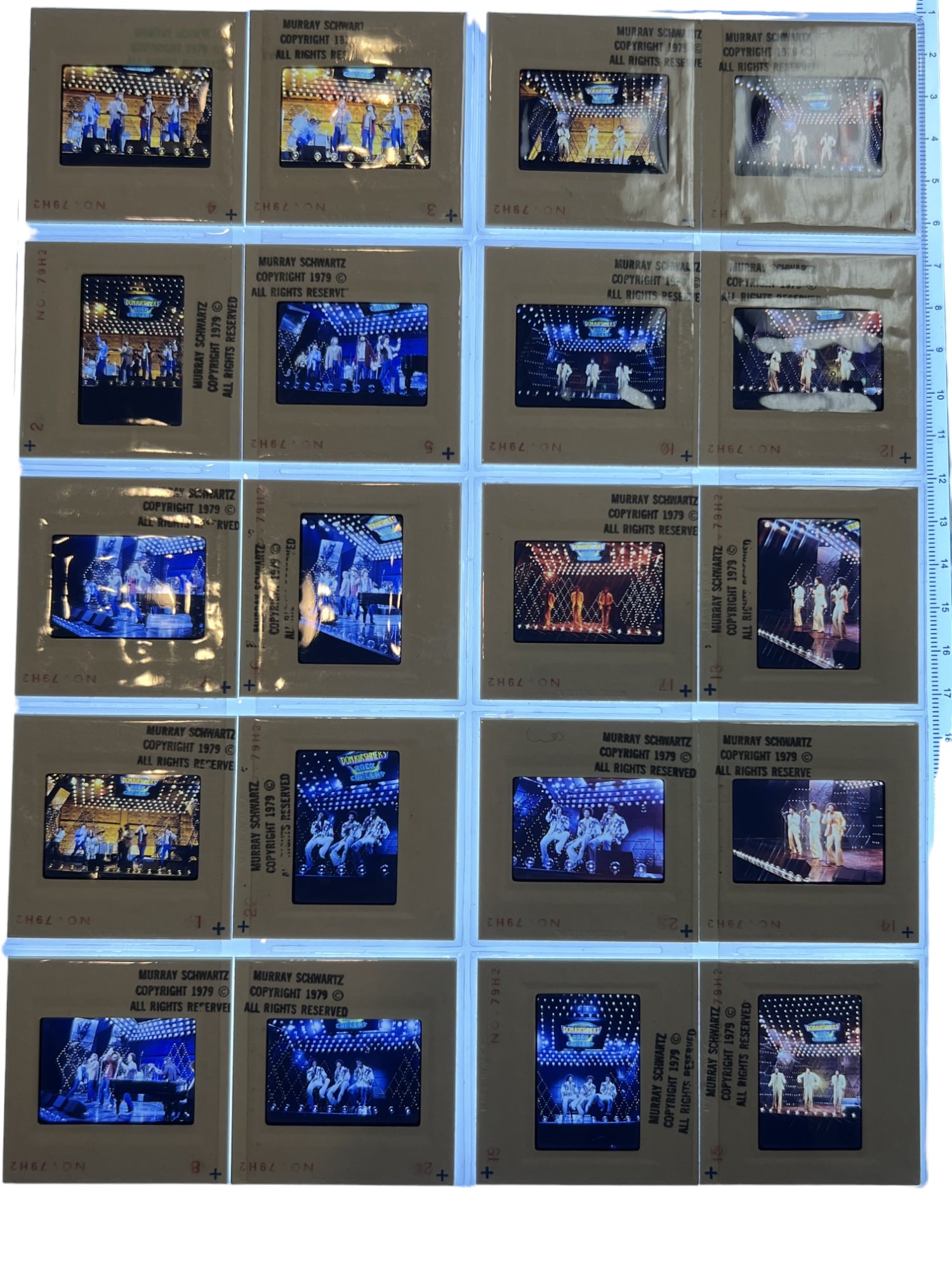 Vintage 35MM Color Slide Photo Negative Collection Don Kirshners Rock Concert (1 of 7)