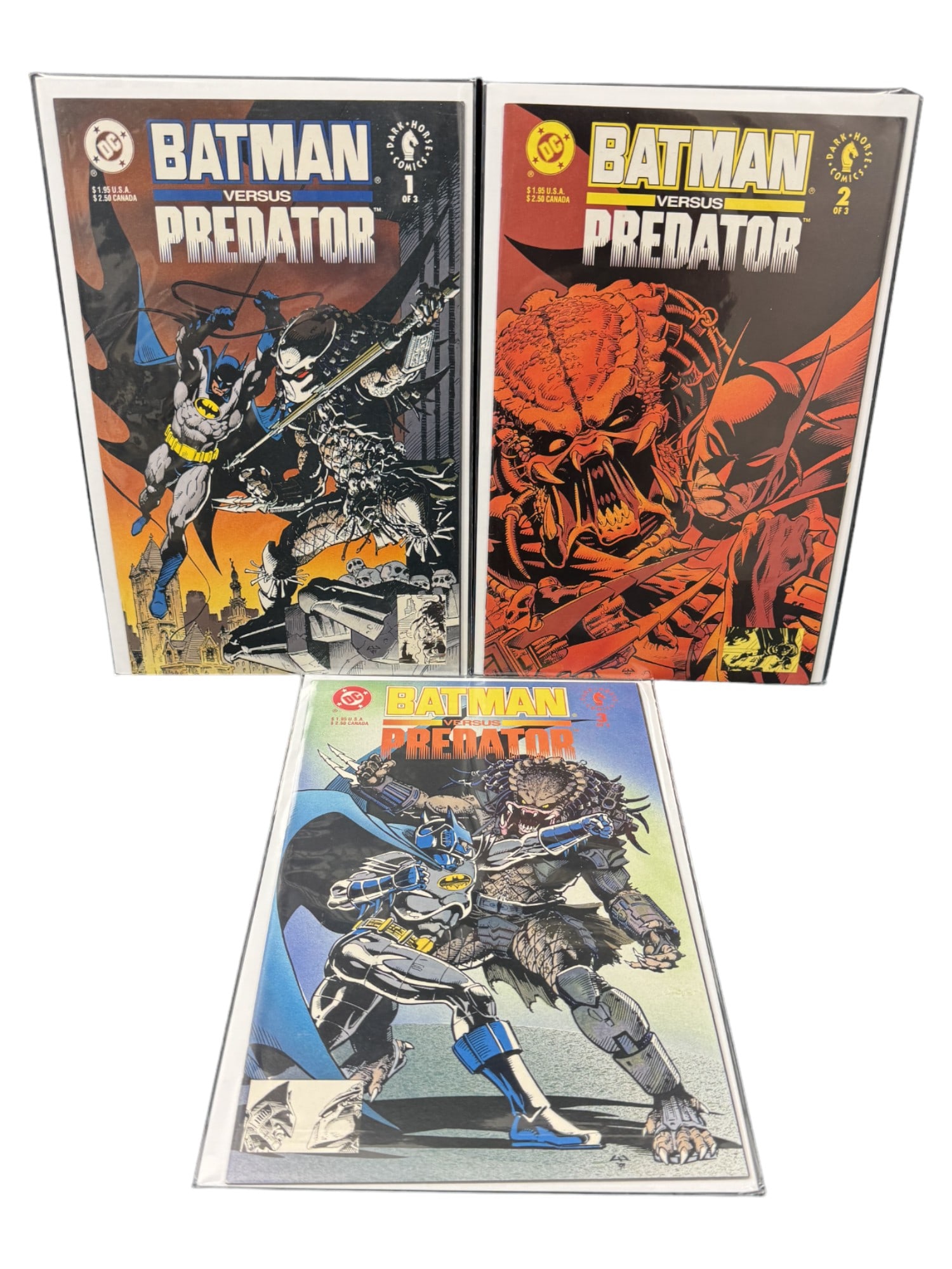 Batman vs. Predator DC Dark Horse Comics Full Set Issues #1-3 (1 of 4)