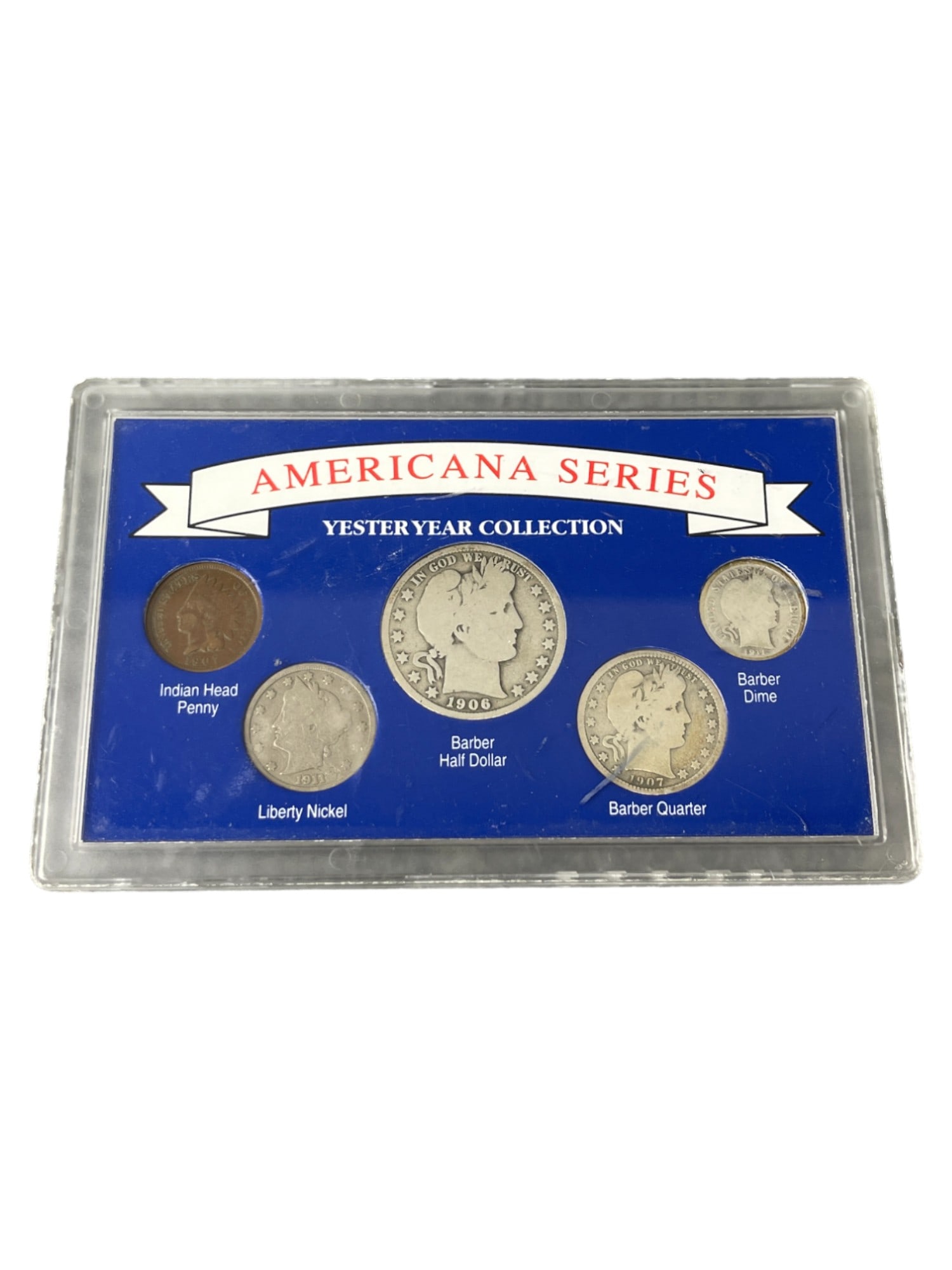 American Series Barber Half Silver Dollar Barber Liberty Coin Collection Lot (1 of 3)