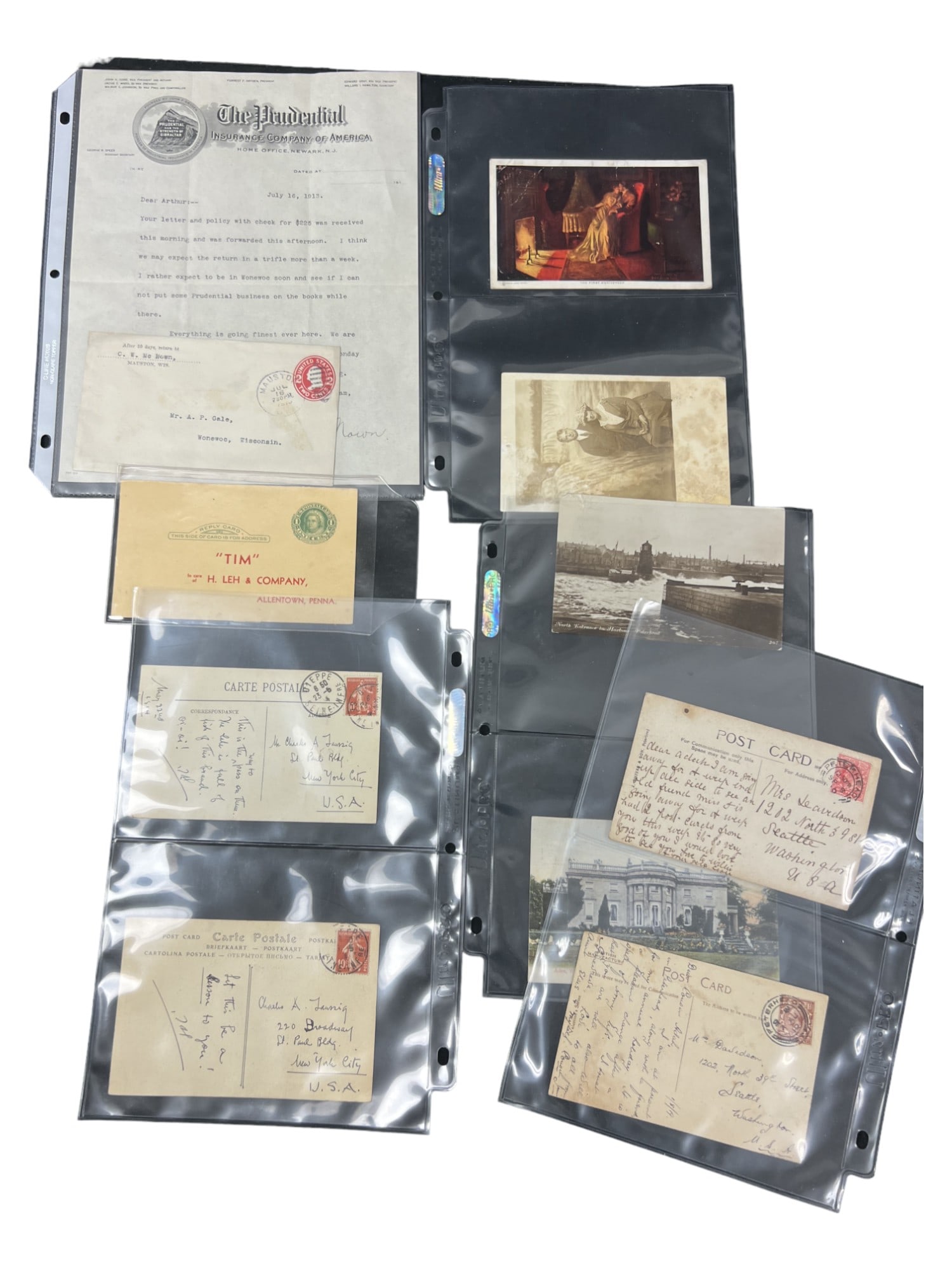 Rare U.S. Stamped Envelopes And Post Card (1 of 15)