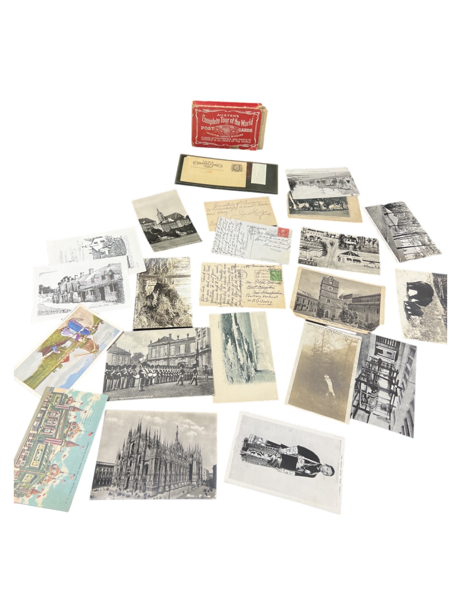 Vintage antique postcard stamp collection large lot 70 (1 of 14)