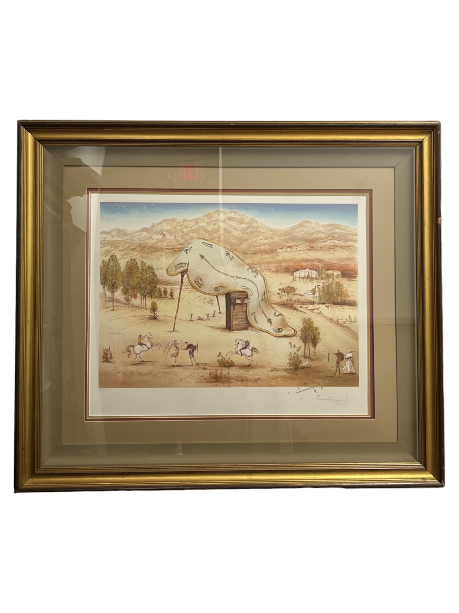 Salvador Dali - Time and Immortality Signed Lithograph AP W/ Rhinestones 75/75 (1 of 14)