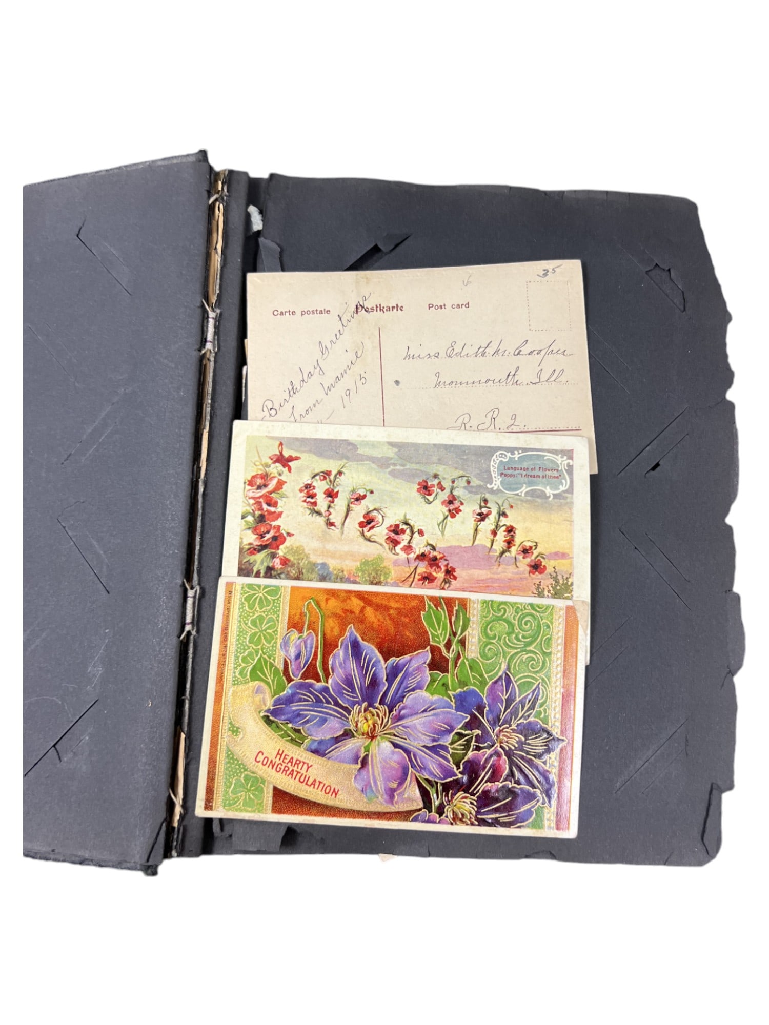 Vintage postcard collection large lot in binder MORE 80 (1 of 6)