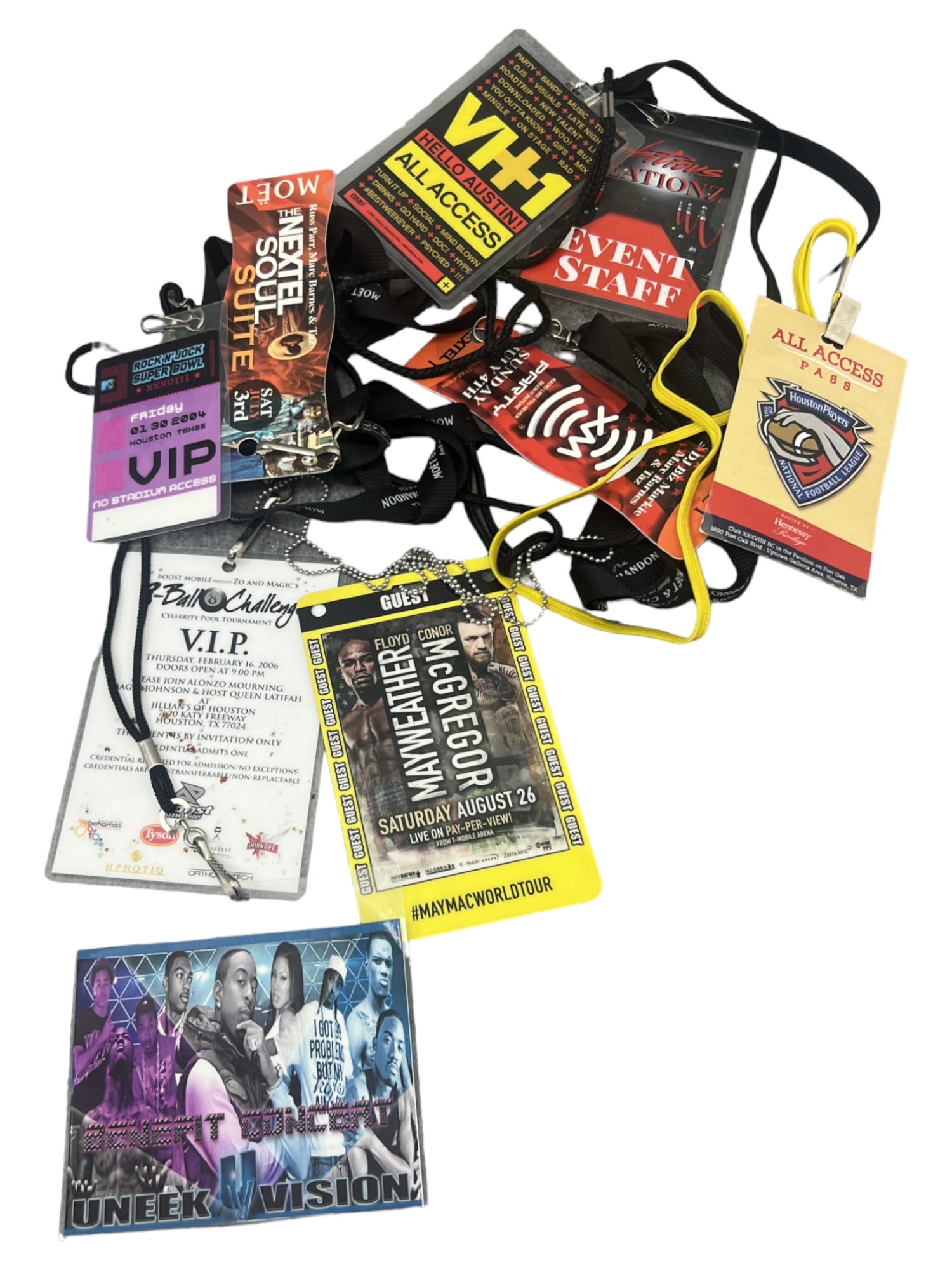 VINTAGE Backstage Passes  VIP PASSES  collection lot (1 of 9)
