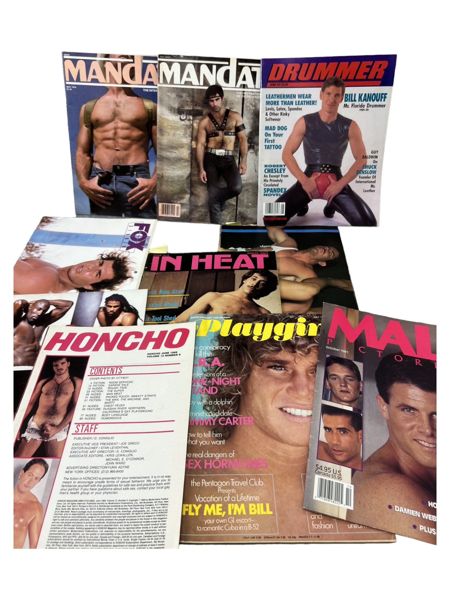 Vintage gay interest male model photo magazine collection lot 10 (1 of 7)