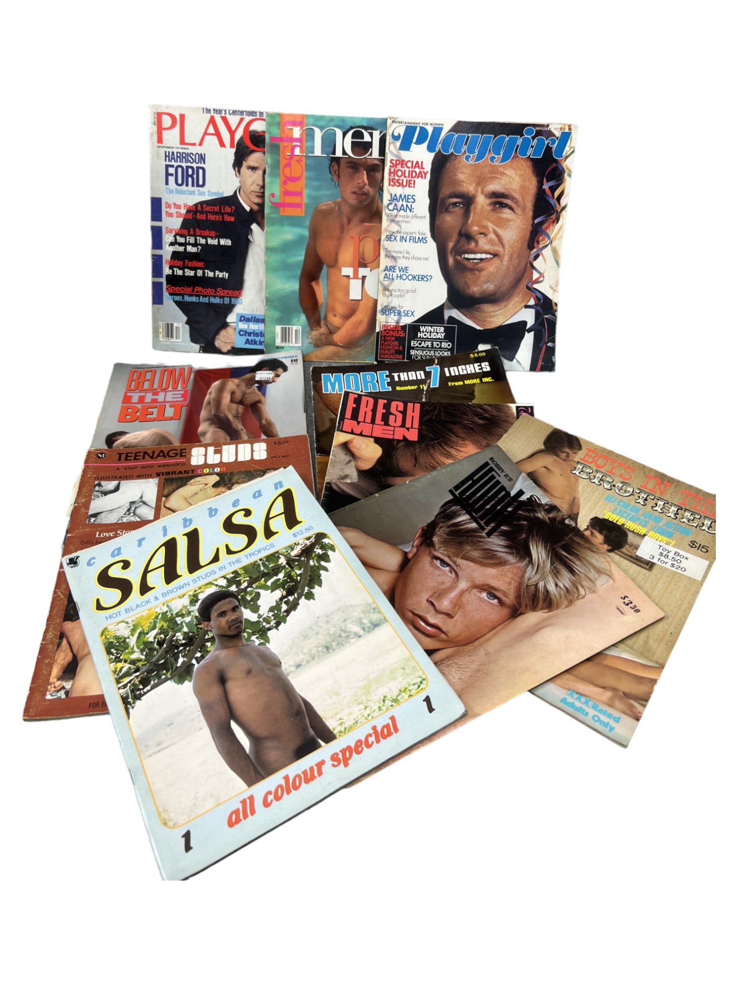 Vintage gay interest male model photo magazine collection lot 10 (1 of 9)