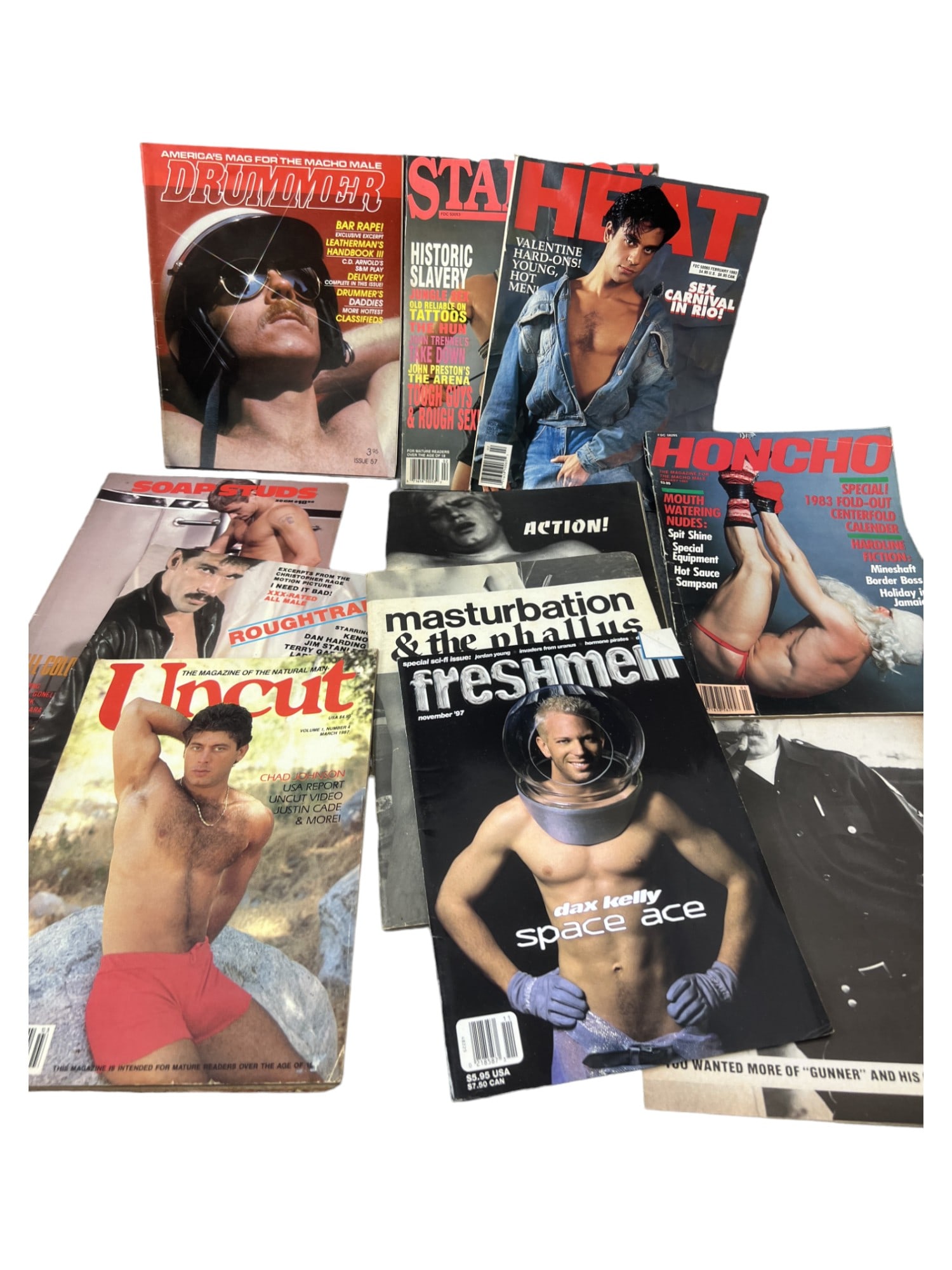 Vintage gay interest male model photo magazine collection lot 10 (1 of 8)