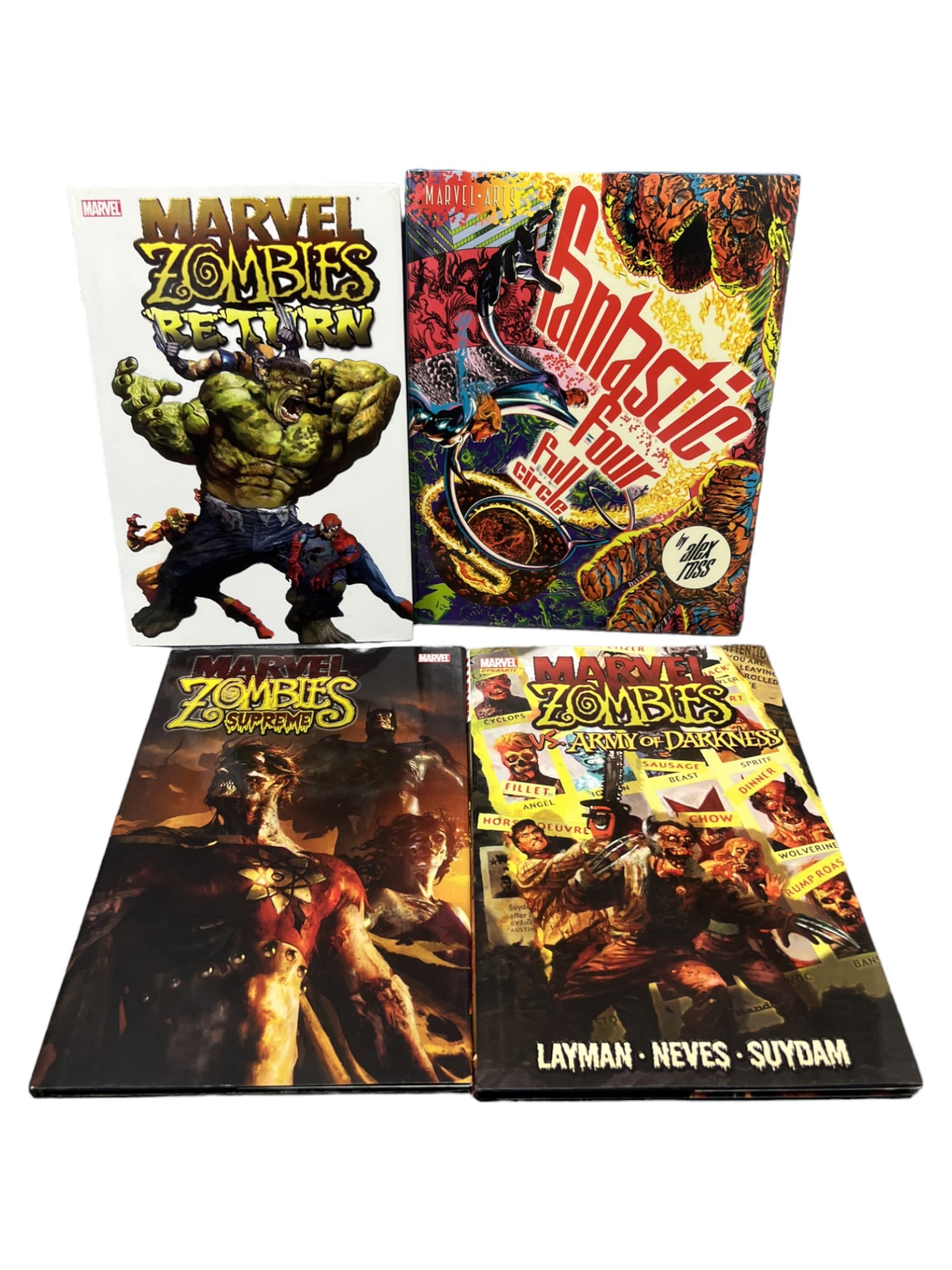 Set of 4 Marvel Book collection lot (1 of 13)