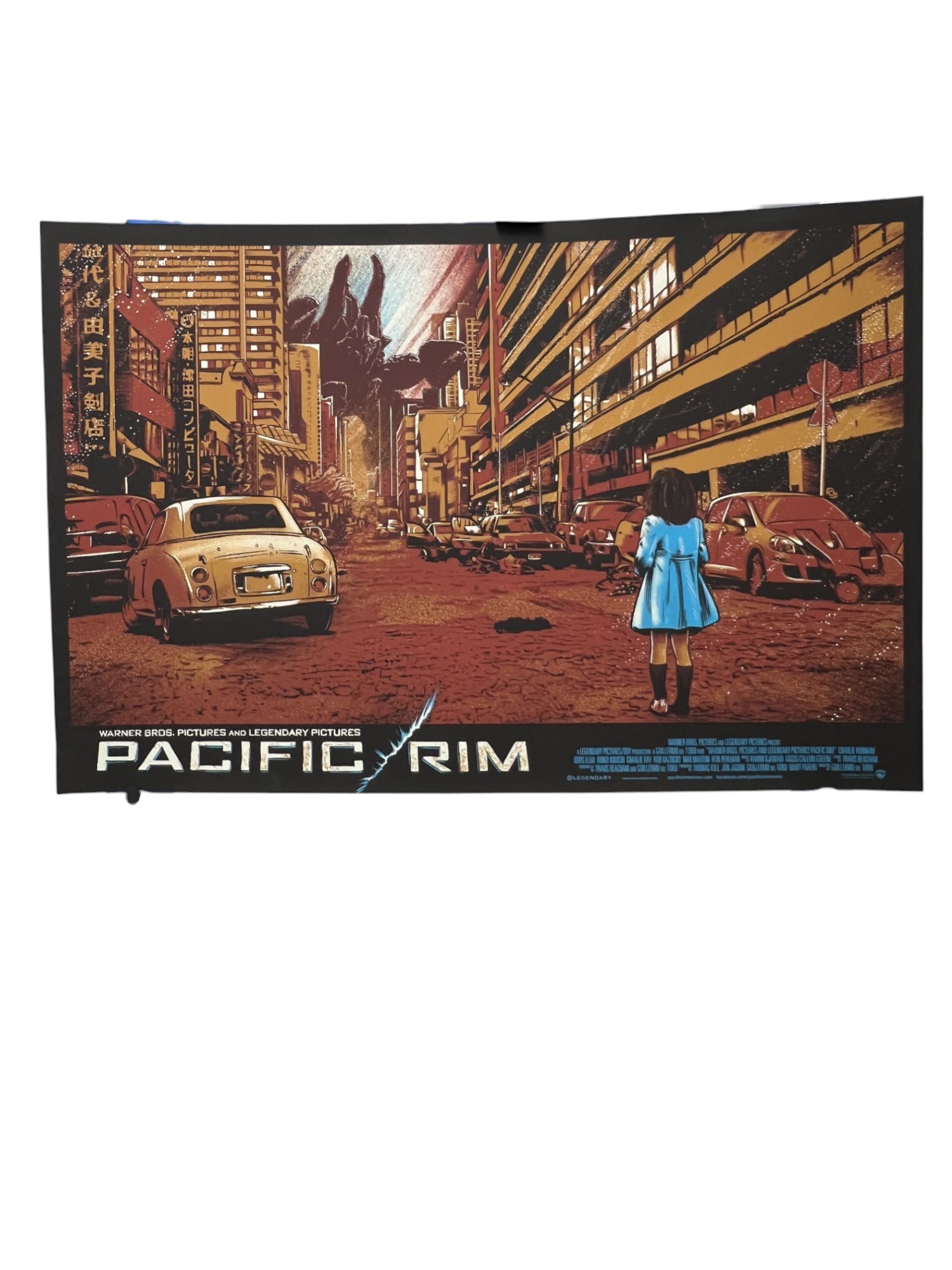 ORIGINAL Pacific Rim Mondo Style Movie Poster SIGNED by James Fosdike Sold Out Rare Poster AP 1/8 (1 of 8)