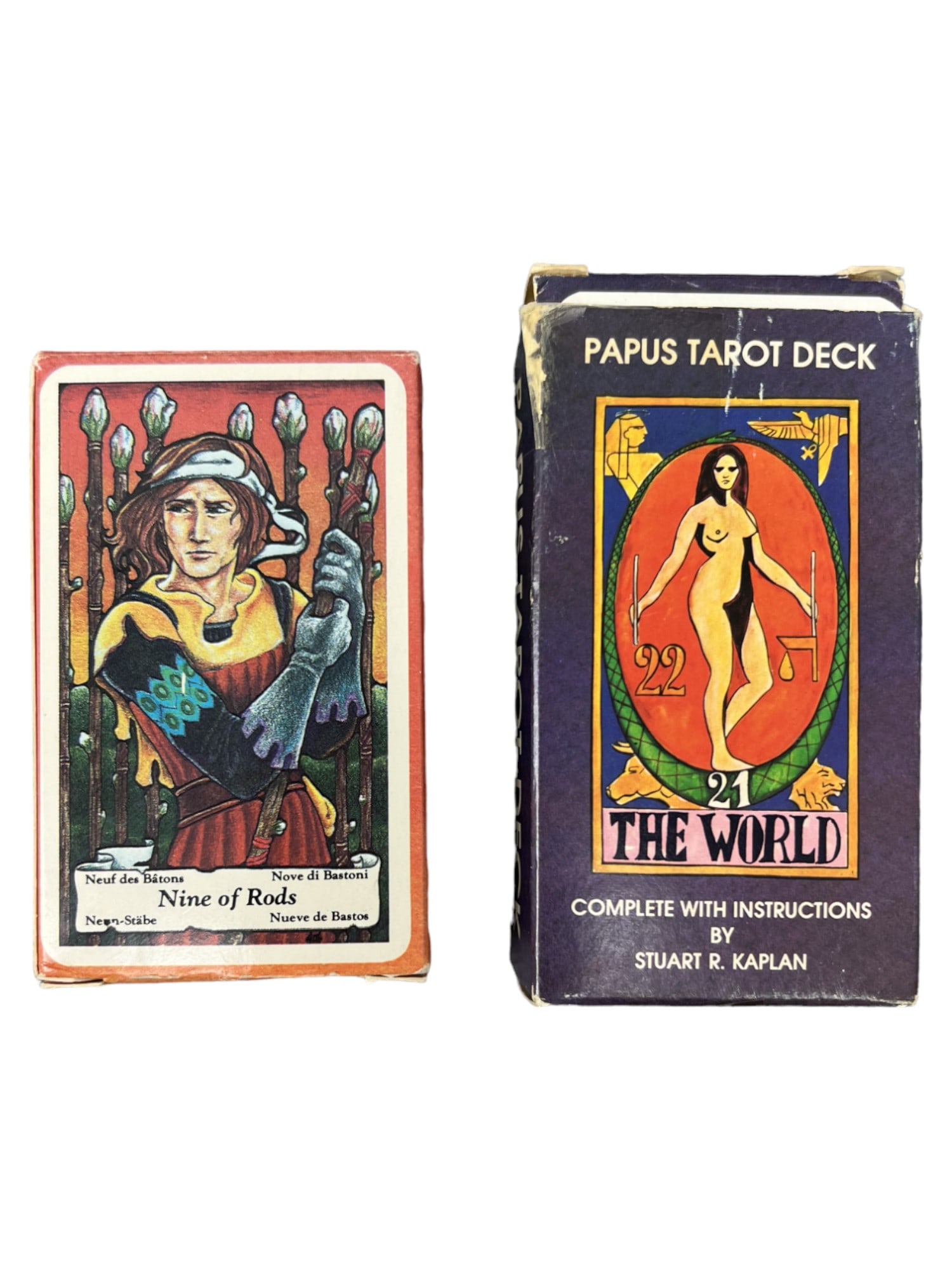 Vintage Tarot Deck Cards lot 2 (1 of 8)