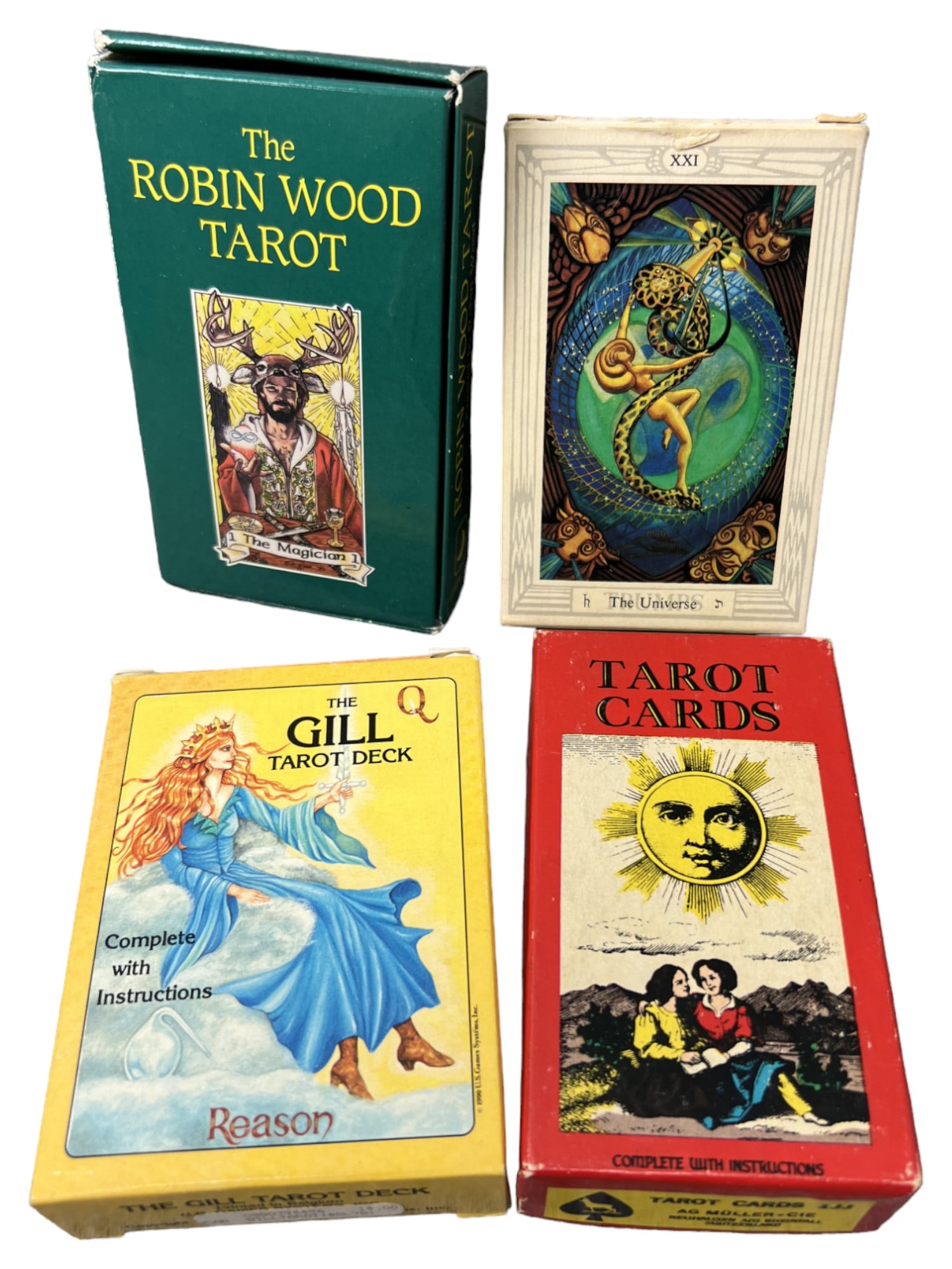 Vintage Tarot Deck Cards lot 4 (1 of 8)