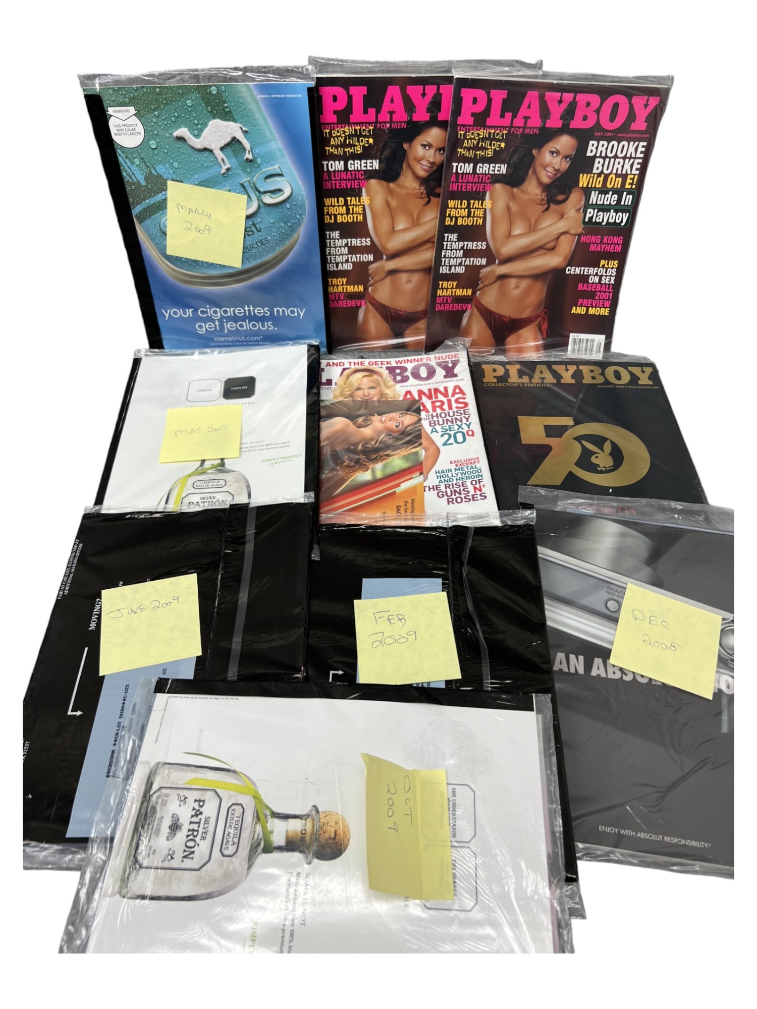 Vintage Adults Only PLAYBOY Magazine collection sealed new lot 10 (1 of 9)