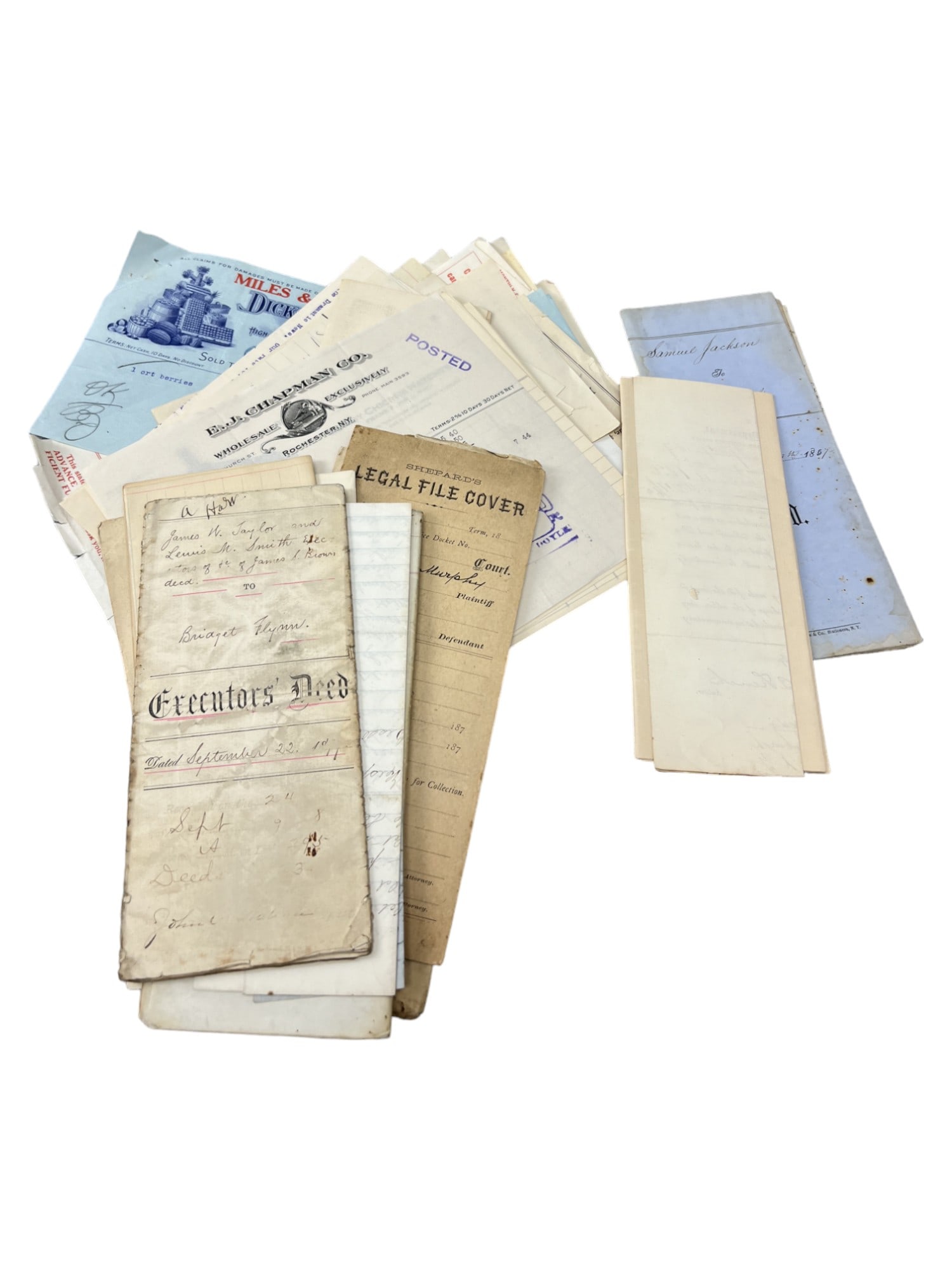 US ANTIQUE PAPERS United States antique document collection (1 of 10)