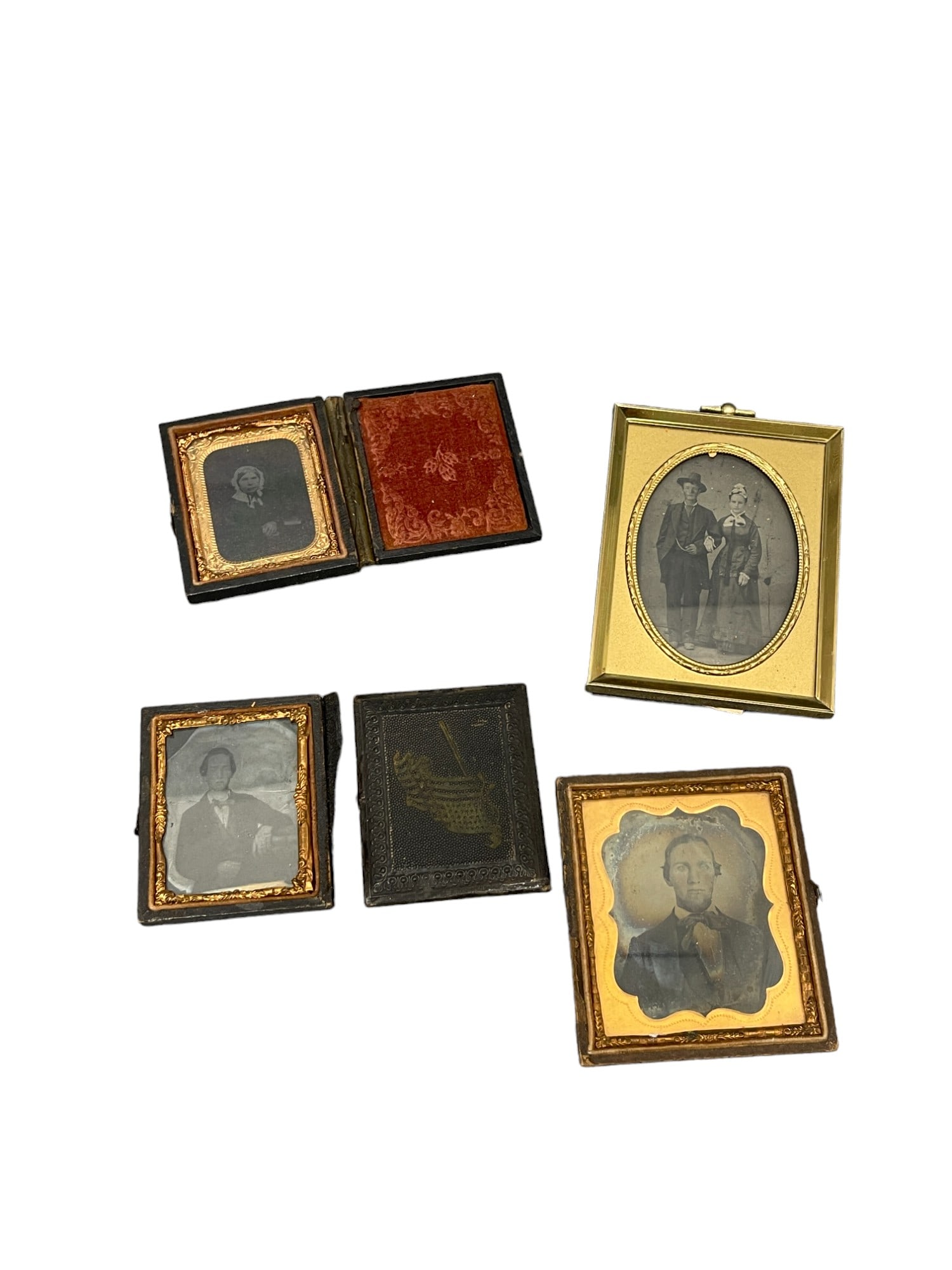 US CIVIL WAR ERA PHOTO COLLECTION LOT TIN TYPE AND OTHER (1 of 5)