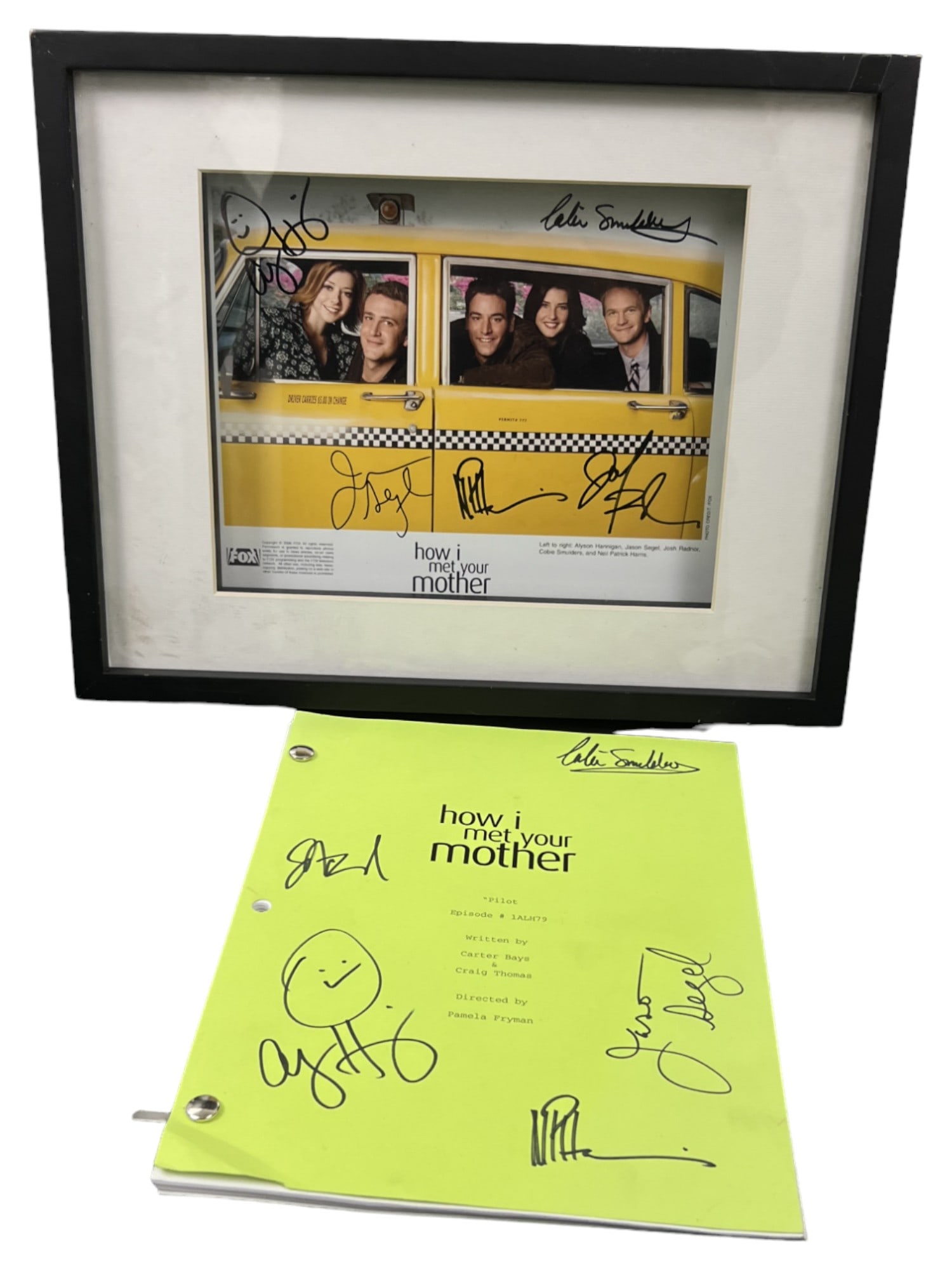 How I Met Your Mother Photograph and Pilot Script Signed by Cast (1 of 17)