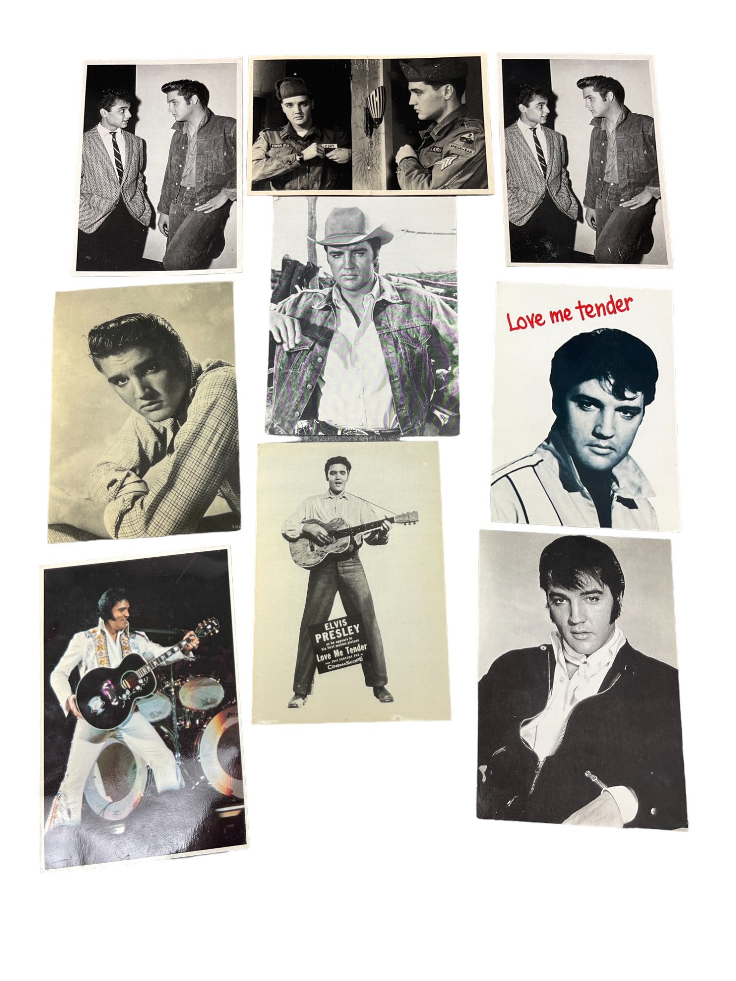 Elvis Presley Real Photo Postcard Collection Lot (1 of 10)