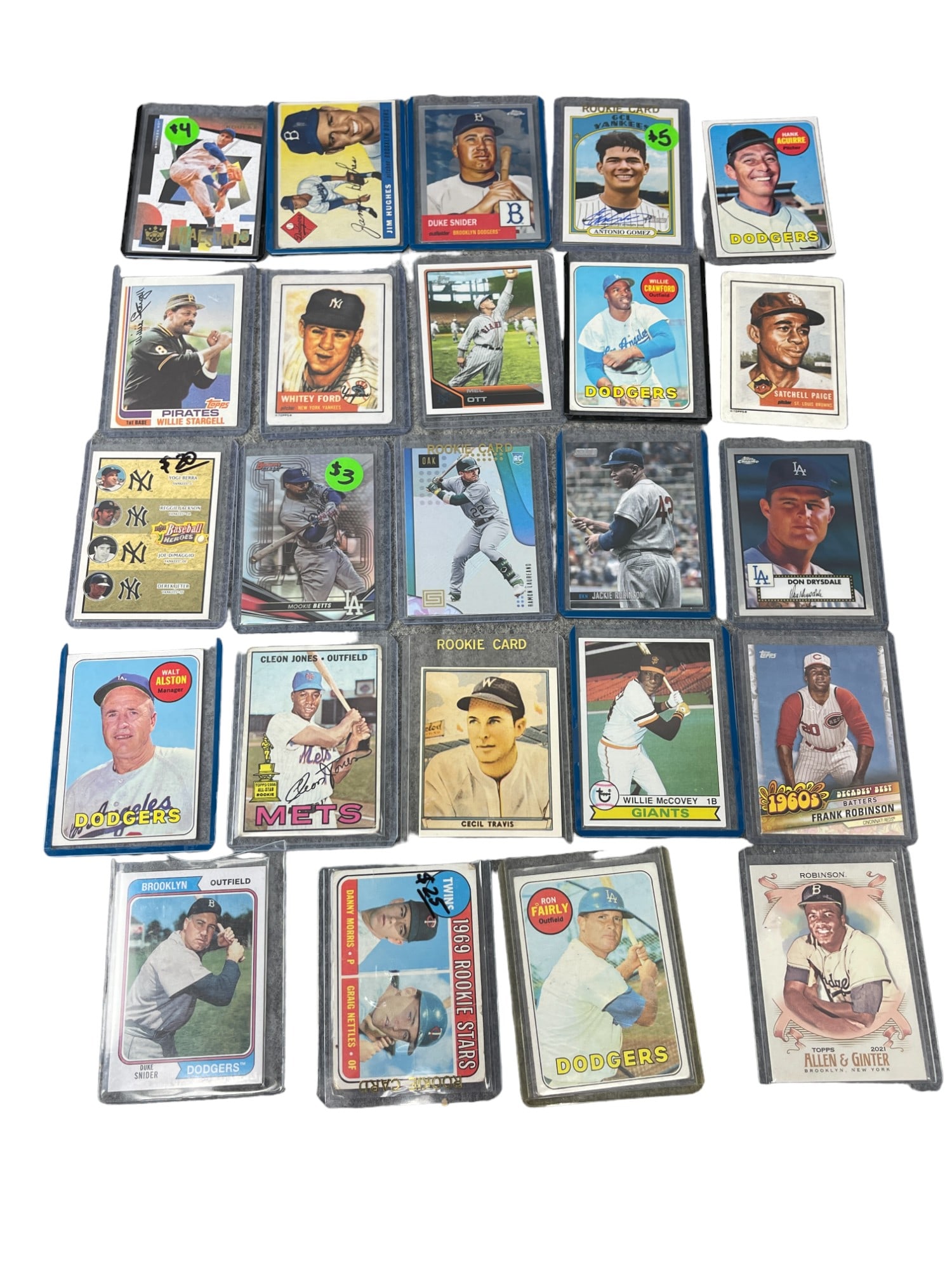 MLB Baseball Trading Card Collection Lot (1 of 5)