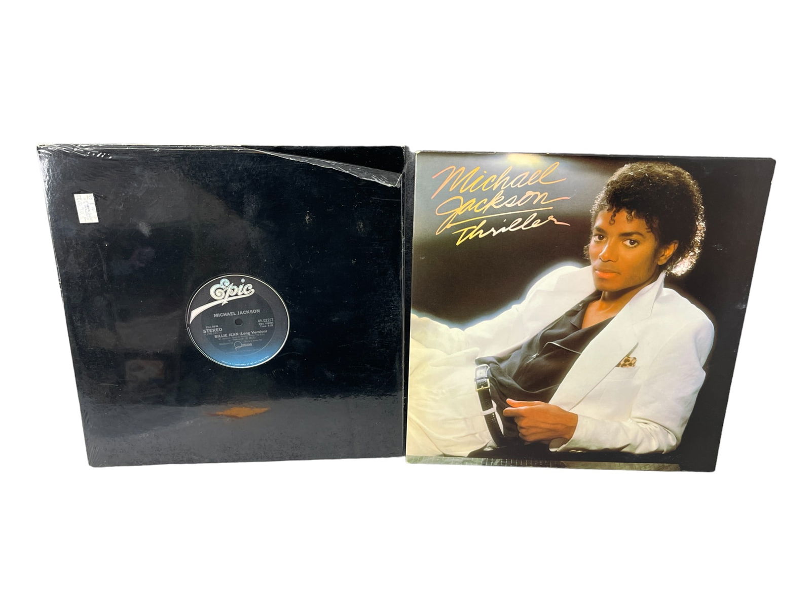 Michael Jackson - Thriller and Billie Jean Vinyl Record Lot (1 of 6)