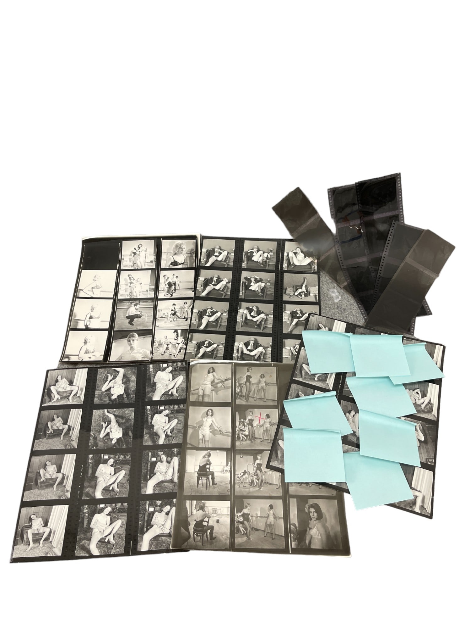 Vintage Pin-Up Nude Female Model Erotic Risque Photograph Photo & Negative Collection Lot: Vintage Pin-Up Nude Female Model Erotic Risque Photograph Photo & Negative Collection Lot 8 x 10 images of negatives could be different from the photos