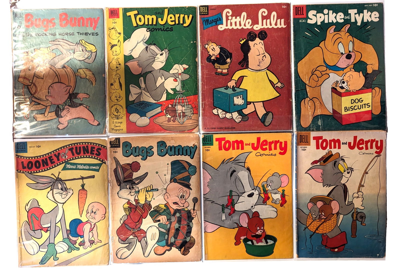 Group of 8 vintage Dell comic books (1 of 3)