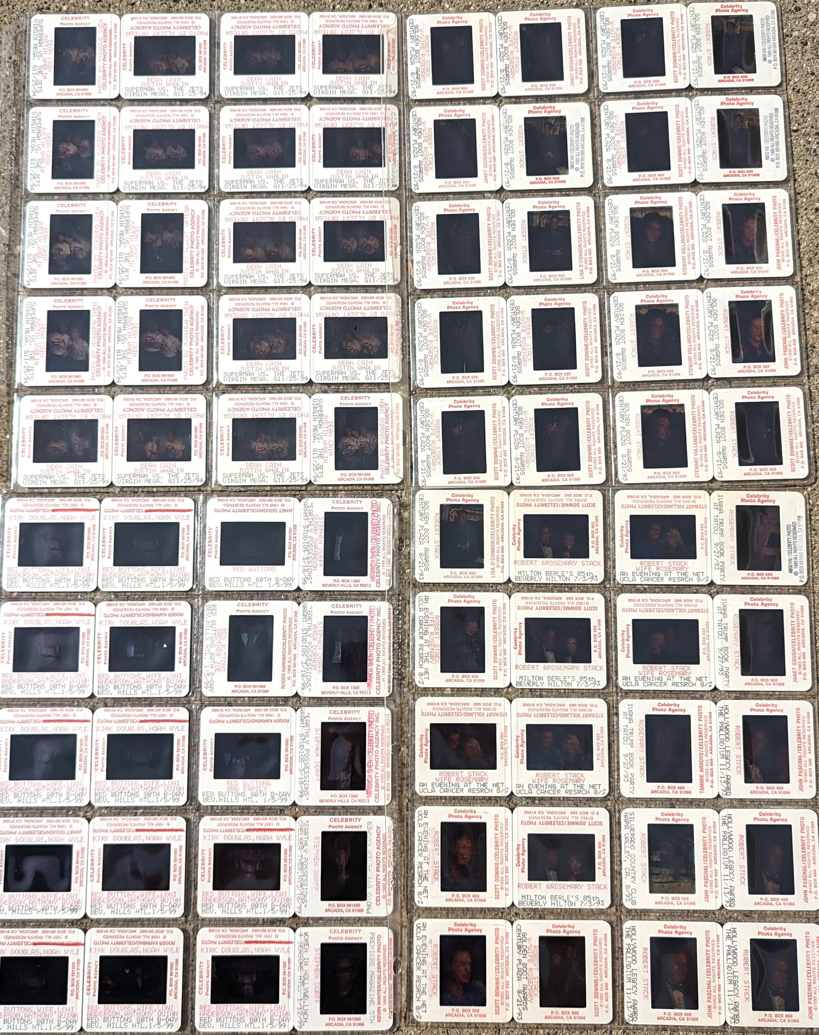 Assorted Hollywood Celebrity Paparazzi slides (1 of 5)