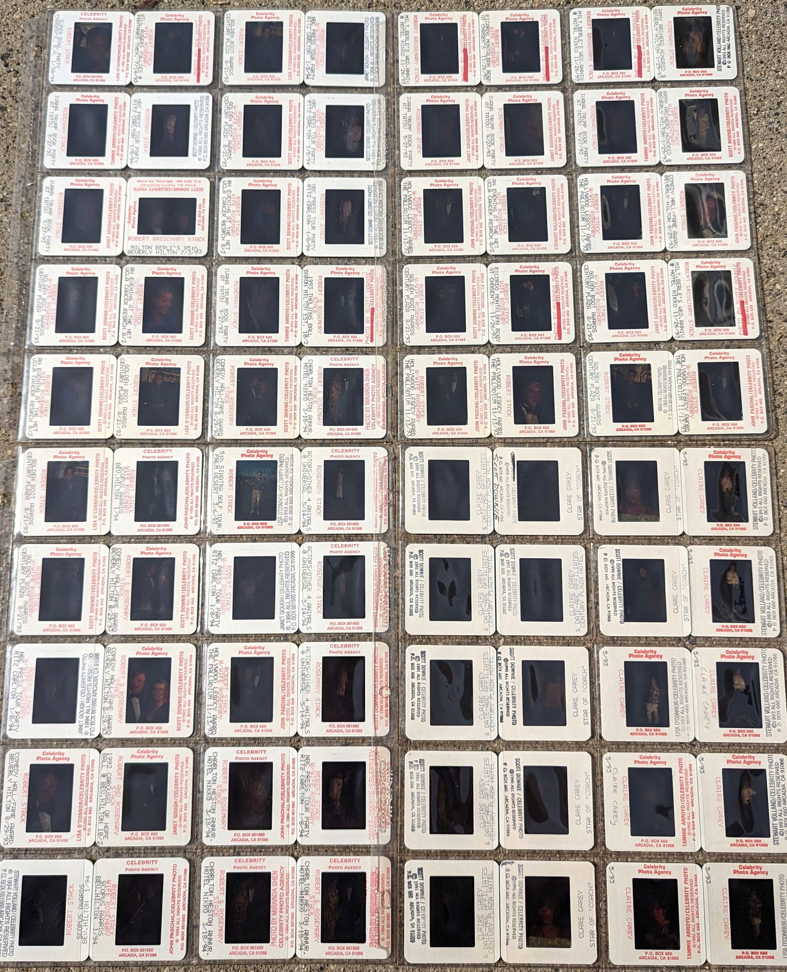 Assorted Hollywood Celebrity Paparazzi slides (1 of 5)