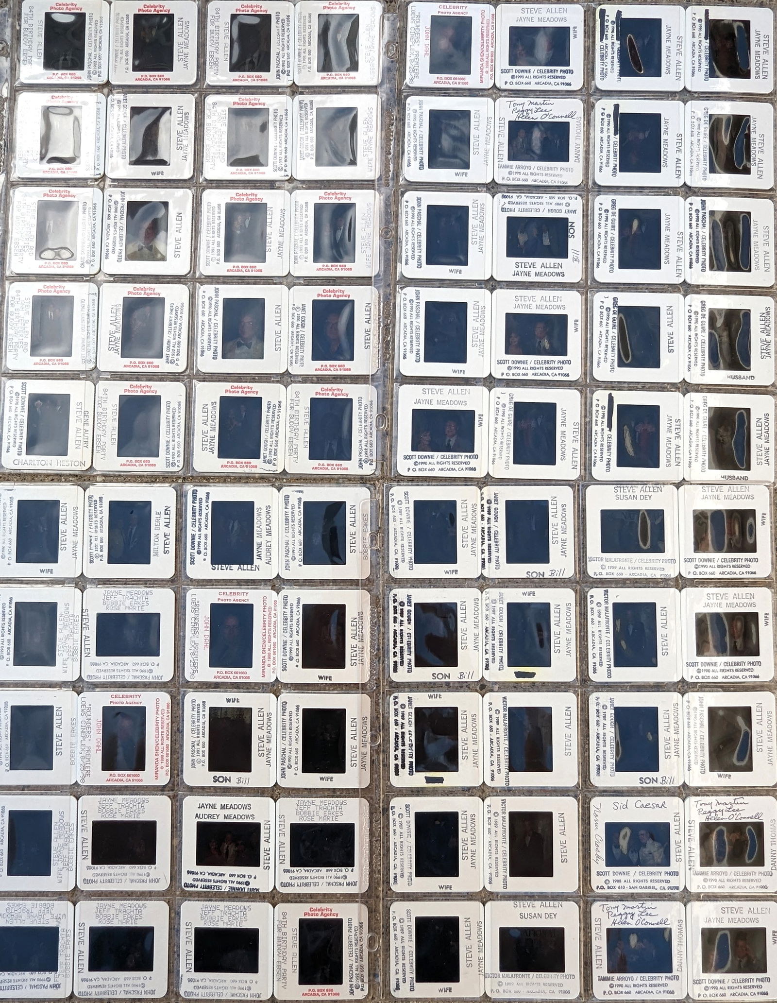 Assorted Hollywood Celebrity Paparazzi slides (1 of 5)