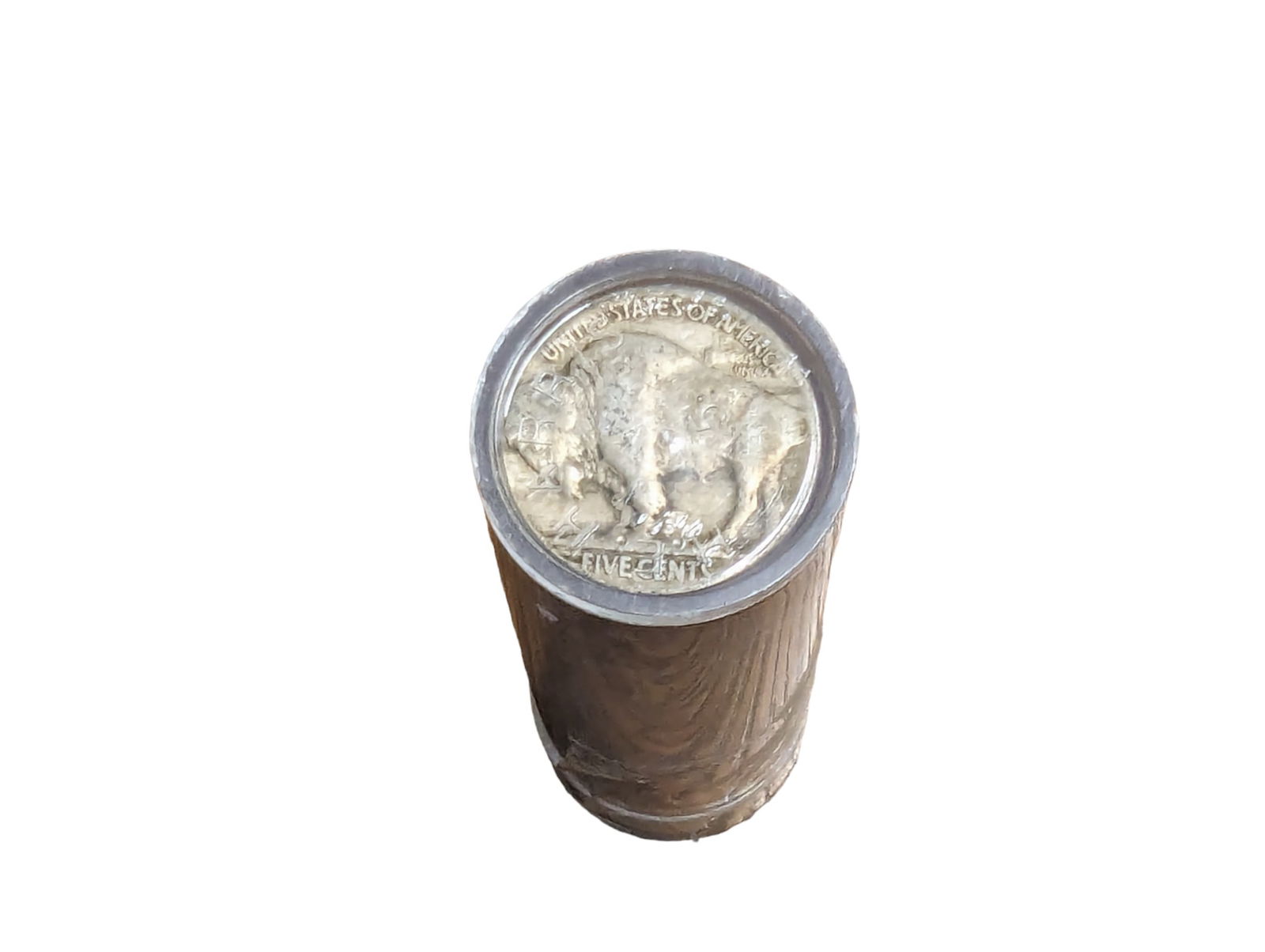 Full roll of 1924 Buffalo Nickel coins (1 of 1)