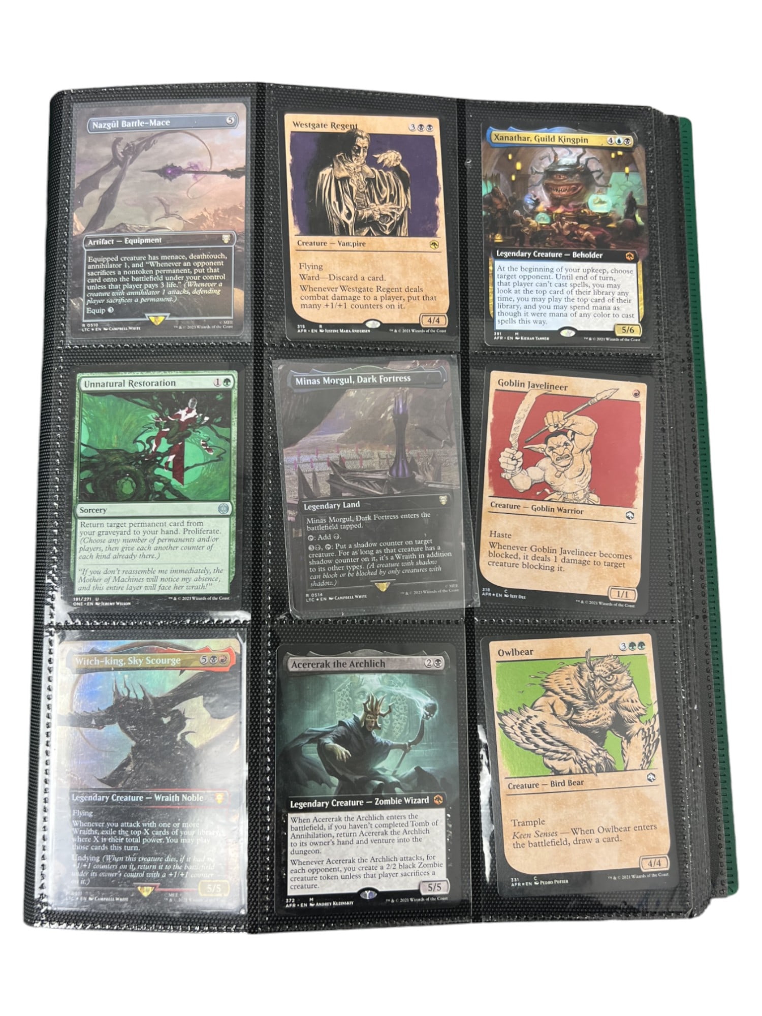 Magic: the Gathering TRADING CARD BINDER COLLECTION LOT (1 of 6)