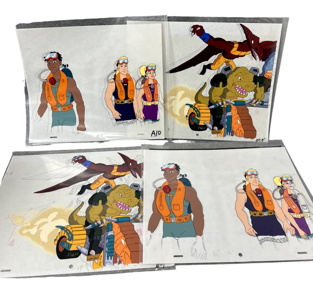 Vintage Animation Cartoon Cel Production Collection Lot: Vintage Animation Cartoon Cel Production Collection Lot