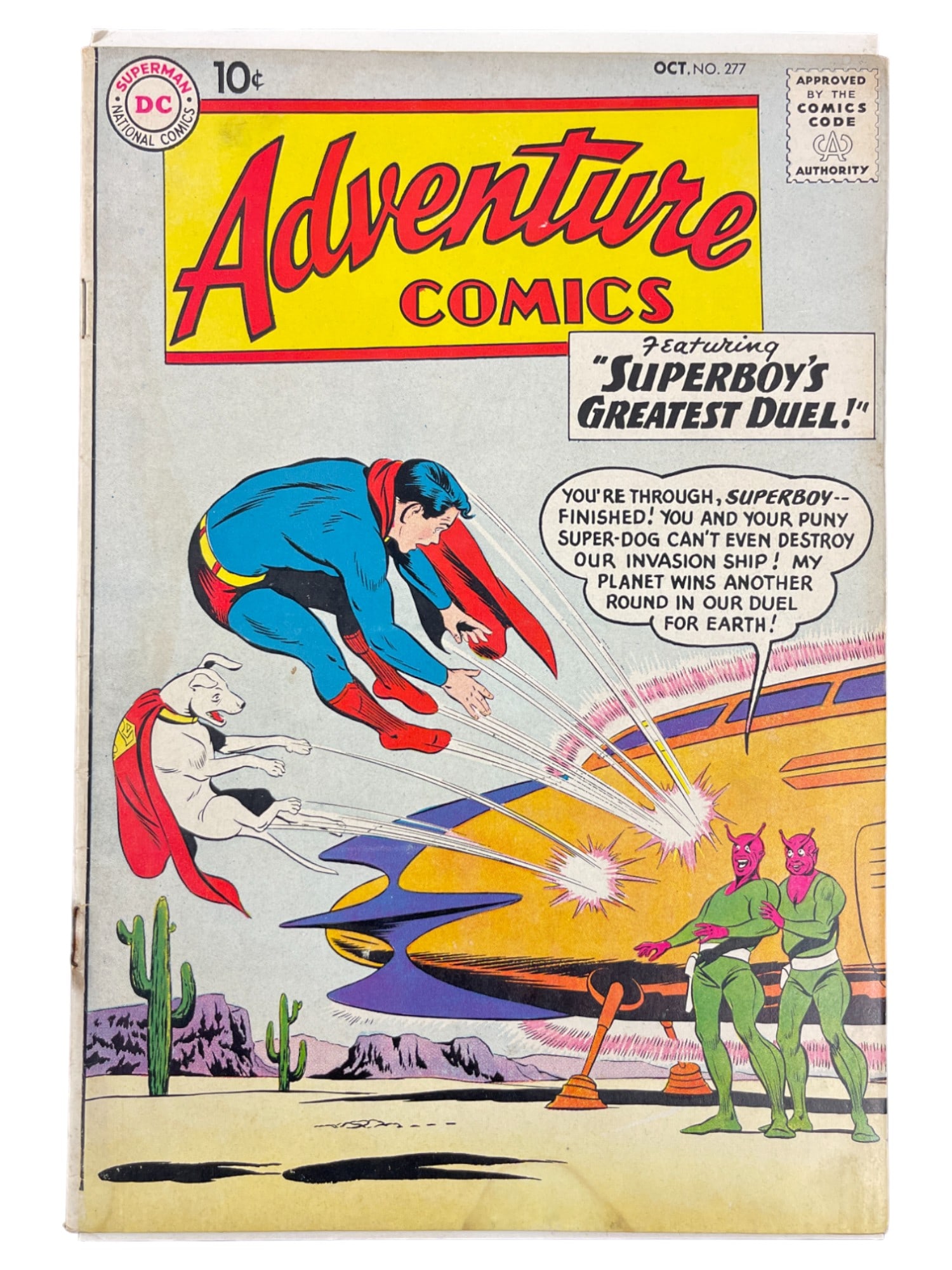 Adventure Comics Comic Book #277 Superboy DC Comics 1960 (1 of 7)