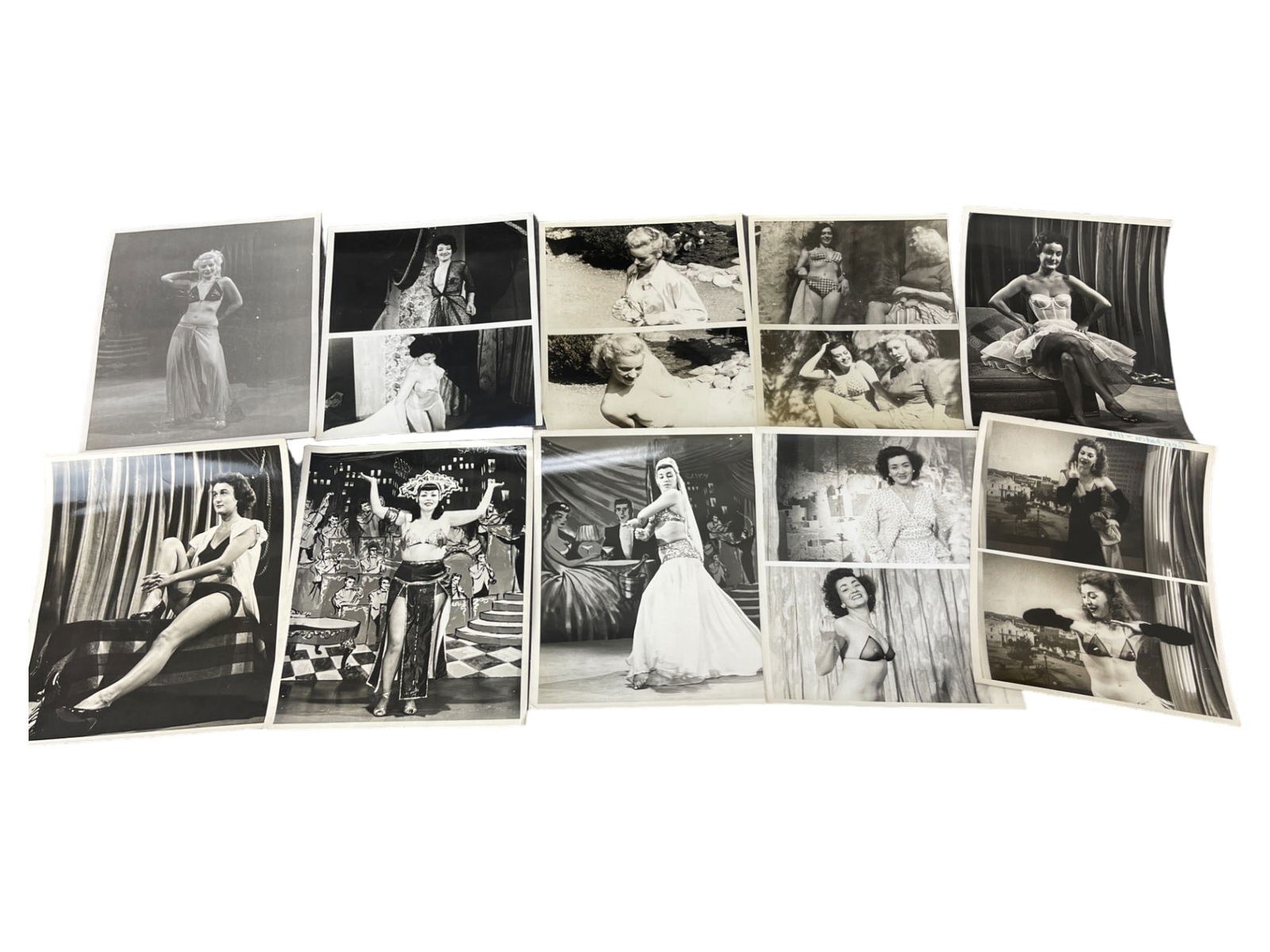 Vintage 1950's Original Burlesque Nude Pin up Model Risque Photo 8x10 Black & White Photographs: Vintage 1950's Original Burlesque Nude Pin up Model Risque Photo 8x10 Black & White Photographs