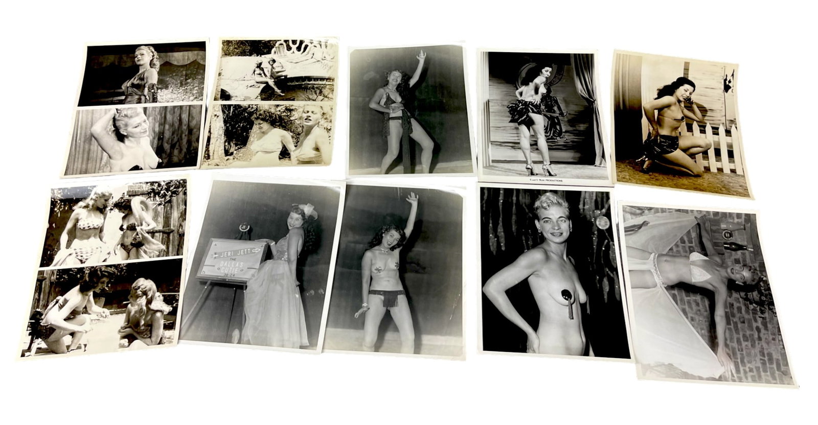 Vintage 1950's Original Burlesque Nude Pin up Model Risque Photo 8x10 Black & White Photographs: Vintage 1950's Original Burlesque Nude Pin up Model Risque Photo 8x10 Black & White Photographs