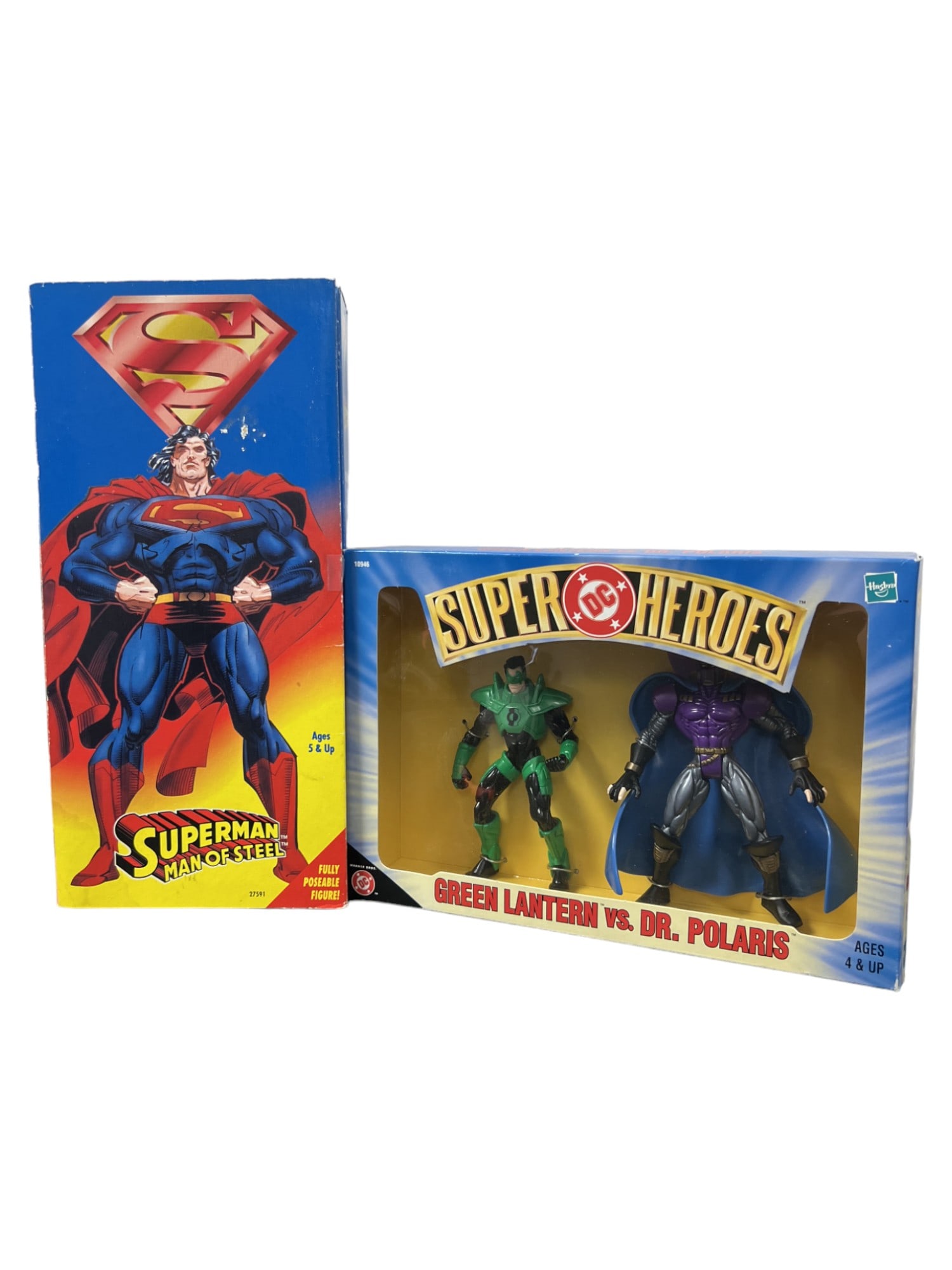 SUPERMAN  GREEN LANTERN DR POLARIS ACTION FIGURE LOT (1 of 13)
