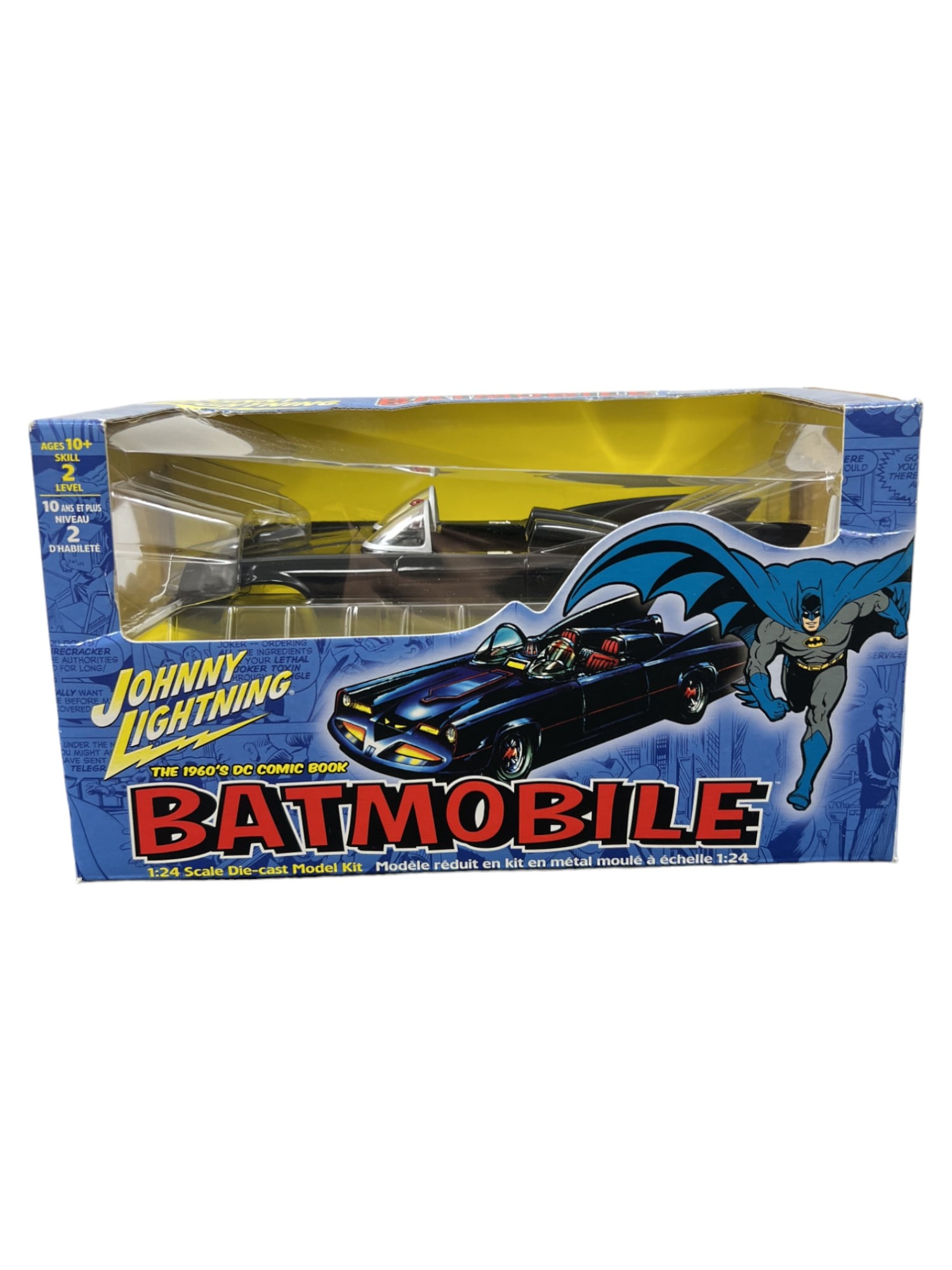 BATMAN BATMOBILE JOHNNY LIGHTNING 1:24 SCALE DIE CAST MODEL KIT (1 of 10)