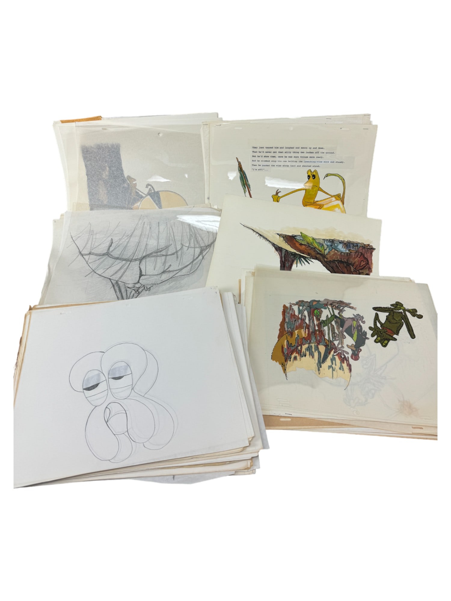 Vintage Animation Cel Collection Lot (1 of 5)