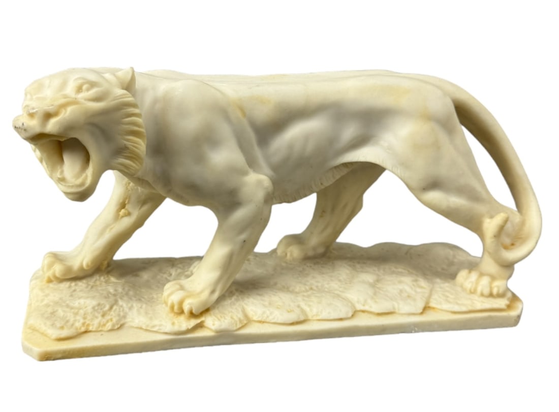 Vintage Antique Tiger Figurine Sculpture (1 of 5)