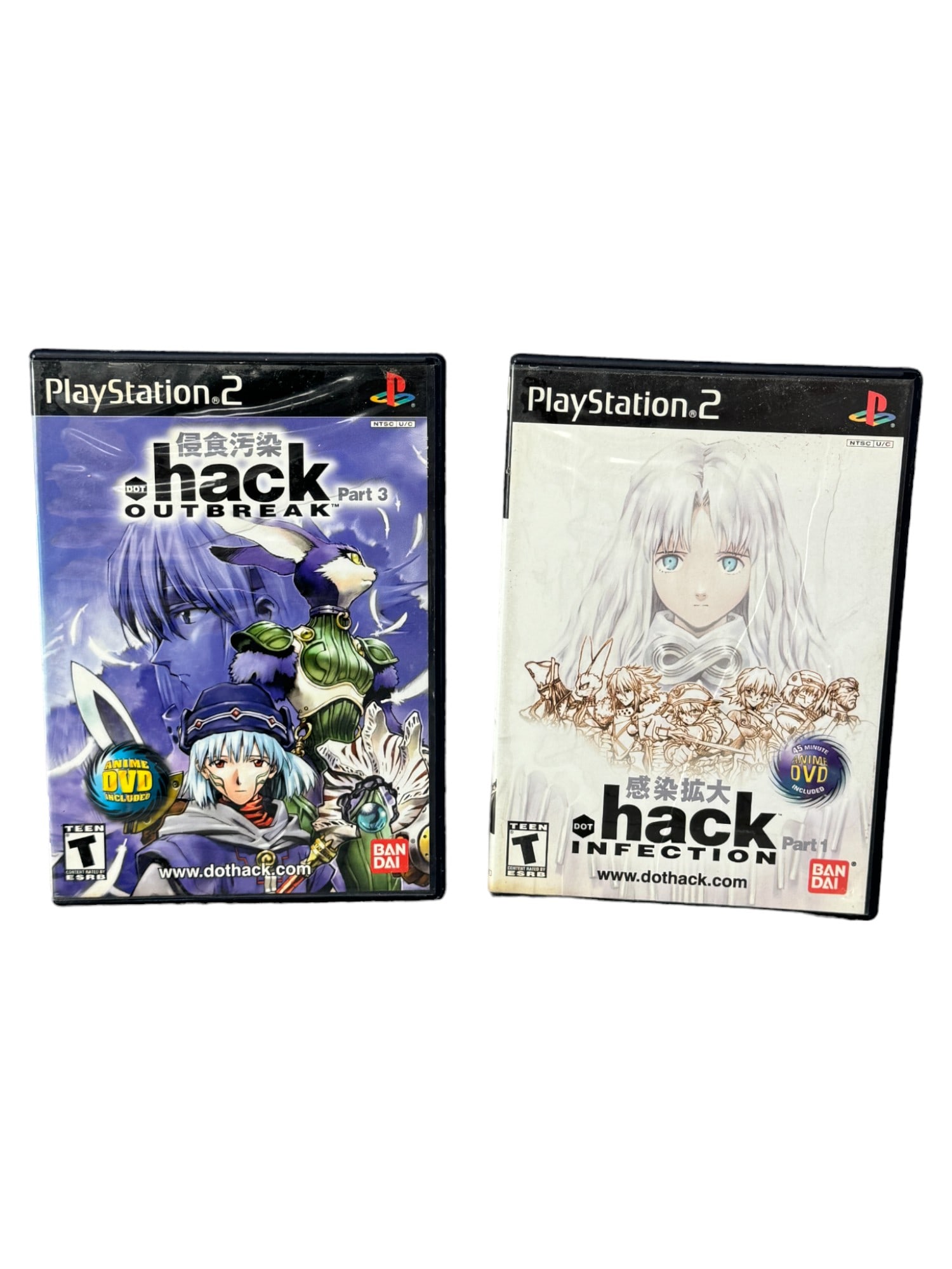 .hack//Infection and Outbreak Vintage PS2 Video Game (1 of 3)