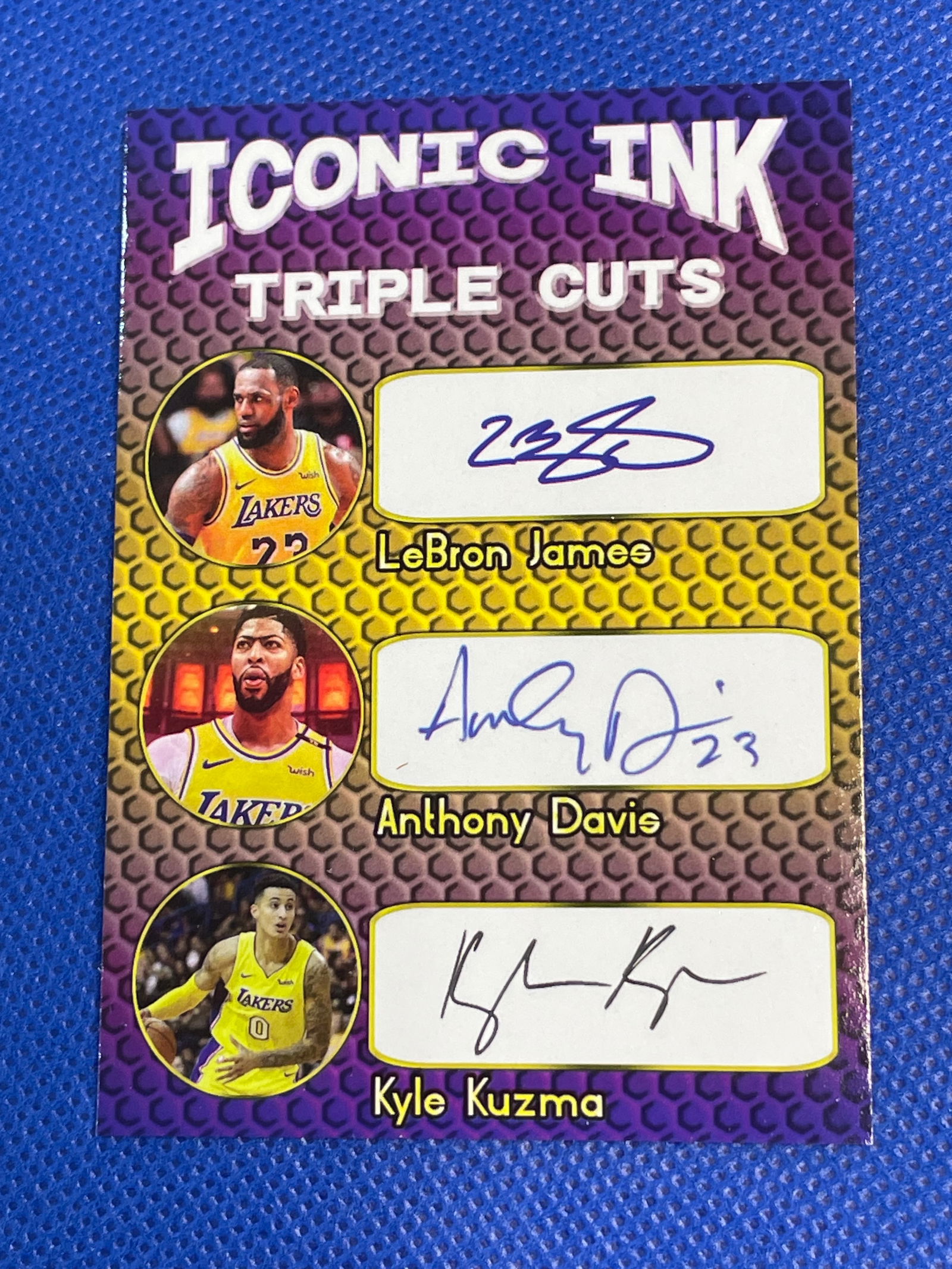 LeBron James, Anthony Davis, Kyle Kuzma Iconic Inc. (1 of 2)