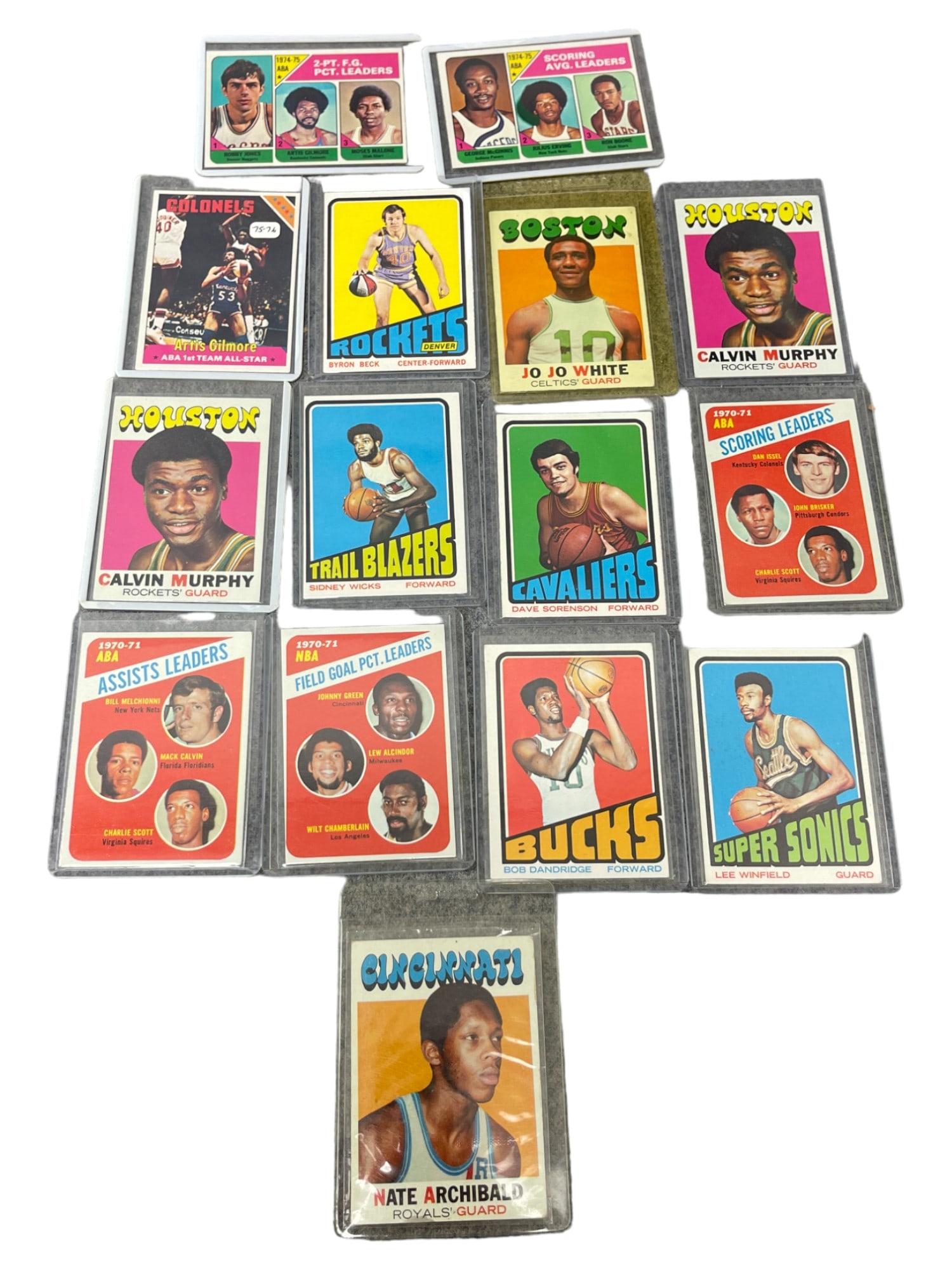 Vintage Basketball Trading Card Collection Lot (1 of 9)