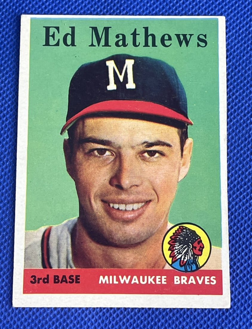 Eddie Matthews, 1958 TOPPS (1 of 2)